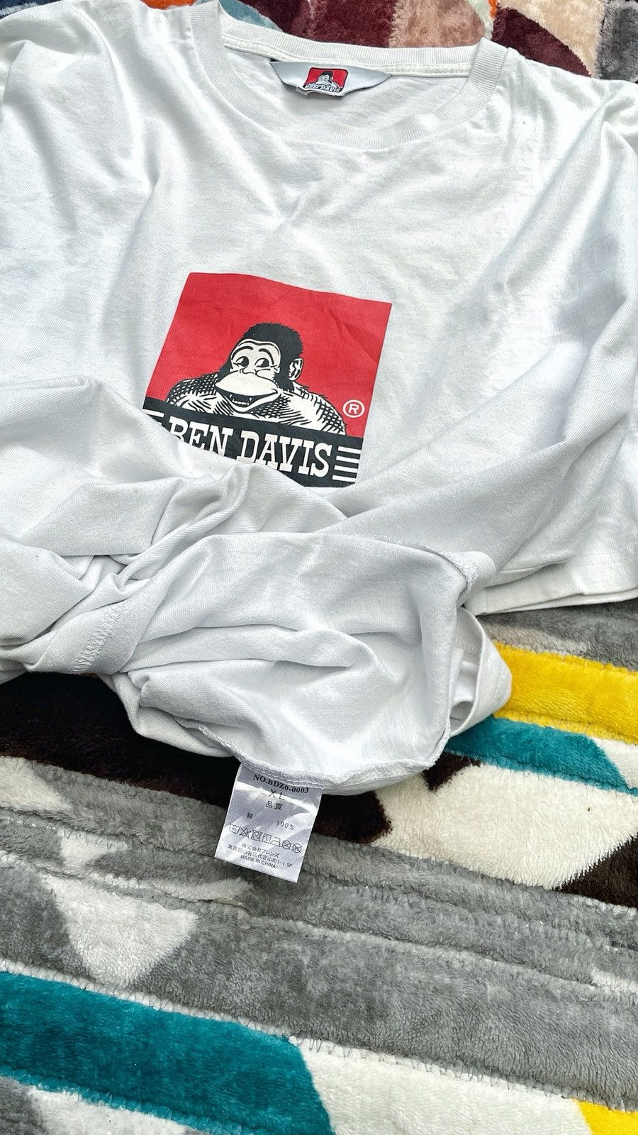 Ben Davis × Japanese Brand Ben Davis Big Logo Shirt Size US L / EU 52-54 / 3 - 4 Thumbnail