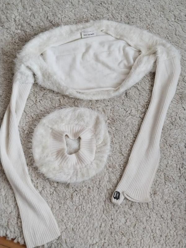 Other Warm sleeves + beret 2 pieces set new condition Size S / US 4 / IT 40 - 4 Thumbnail