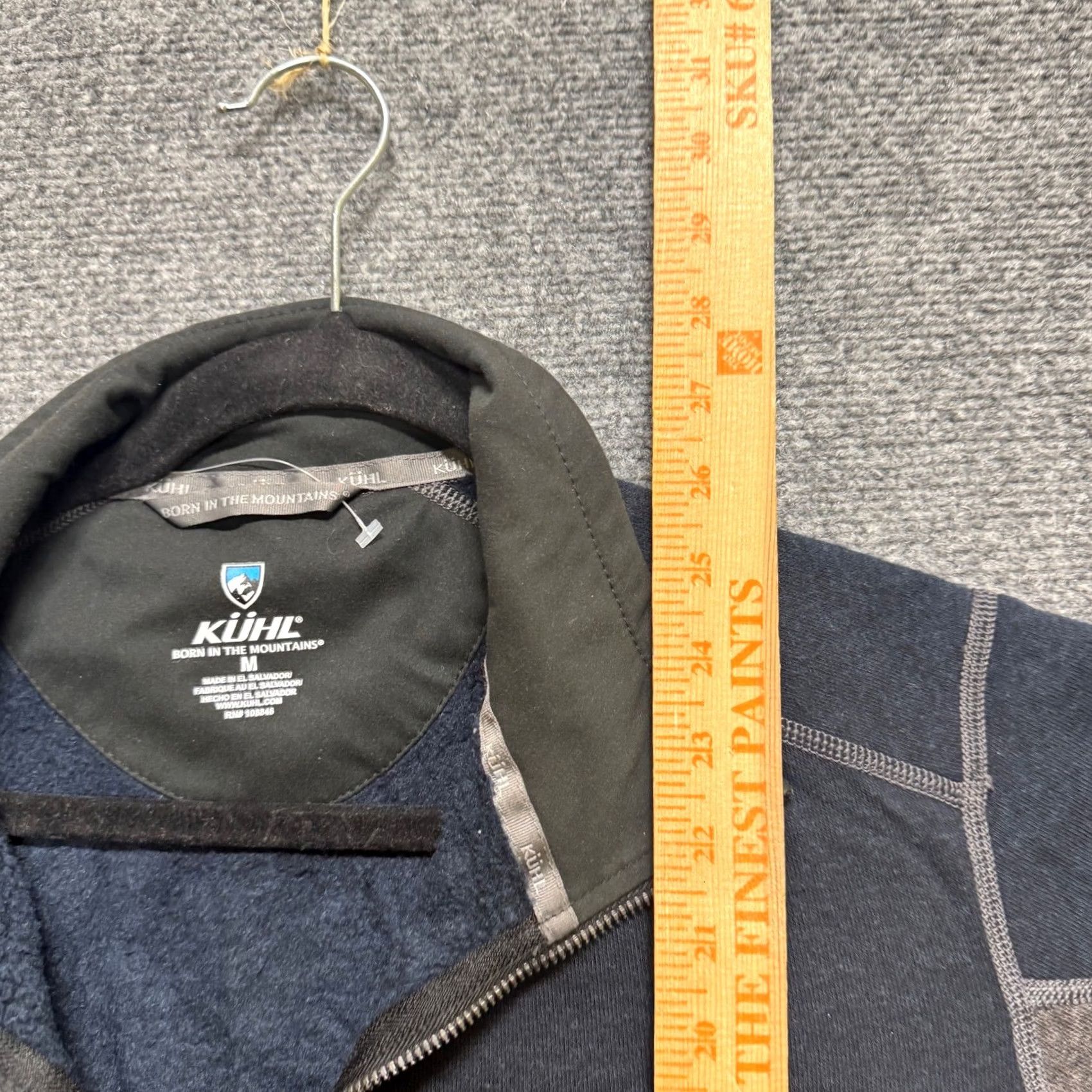 Vintage Kuhl Sweatshirt Medium Men's Blue Quarter Zip Fleece Outdoor Pullover Broken Zipper Size US M / EU 48-50 / 2 - 4 Thumbnail