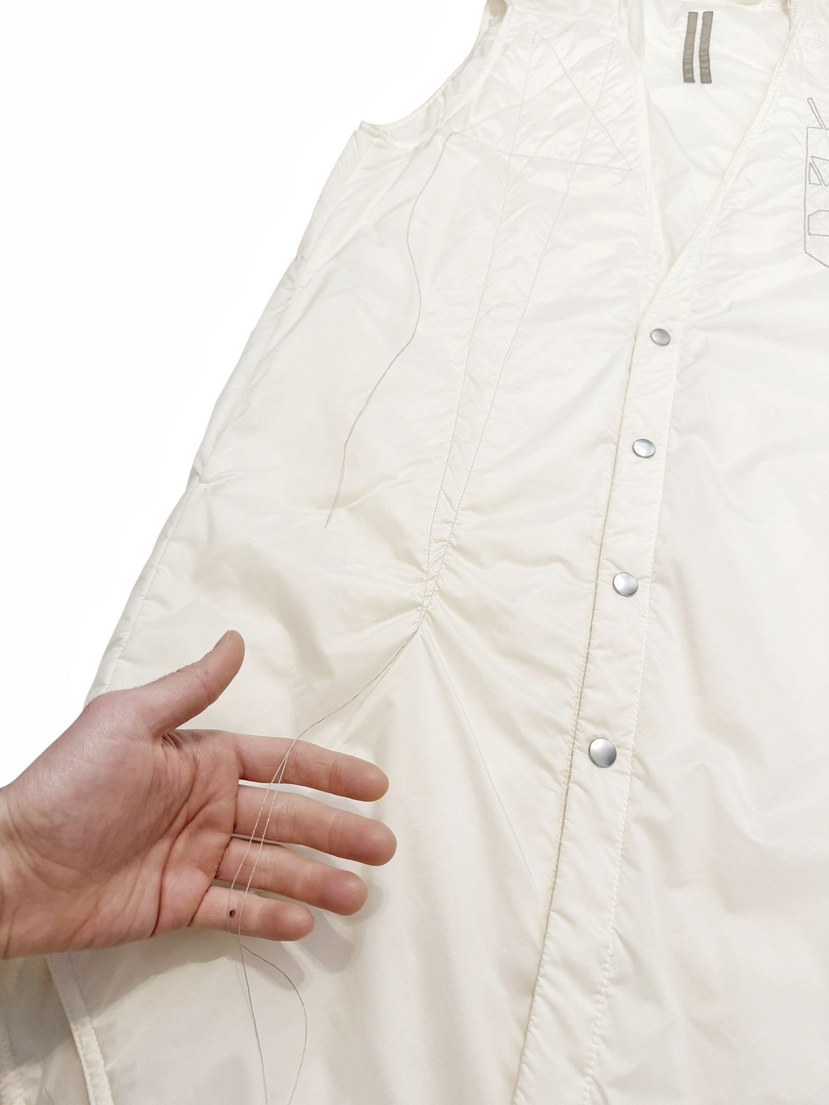 Rick Owens Drkshdw SL Outershirt Liner Puffer Vest Milk Size US S / EU 44-46 / 1 - 4 Thumbnail