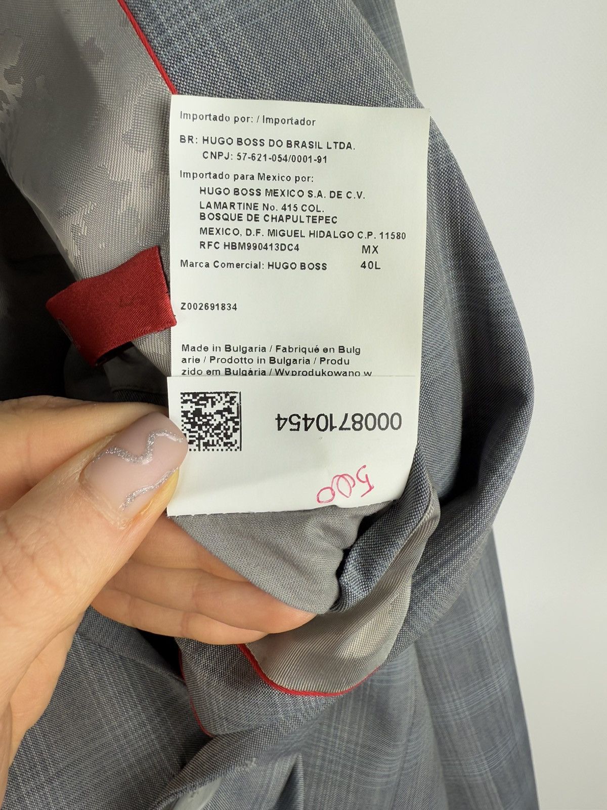 Hugo Boss Hugo Boss Amaro/Helse Wool Plaid 2 Piece Suit Blazer Pants Size 40L - 17 Thumbnail