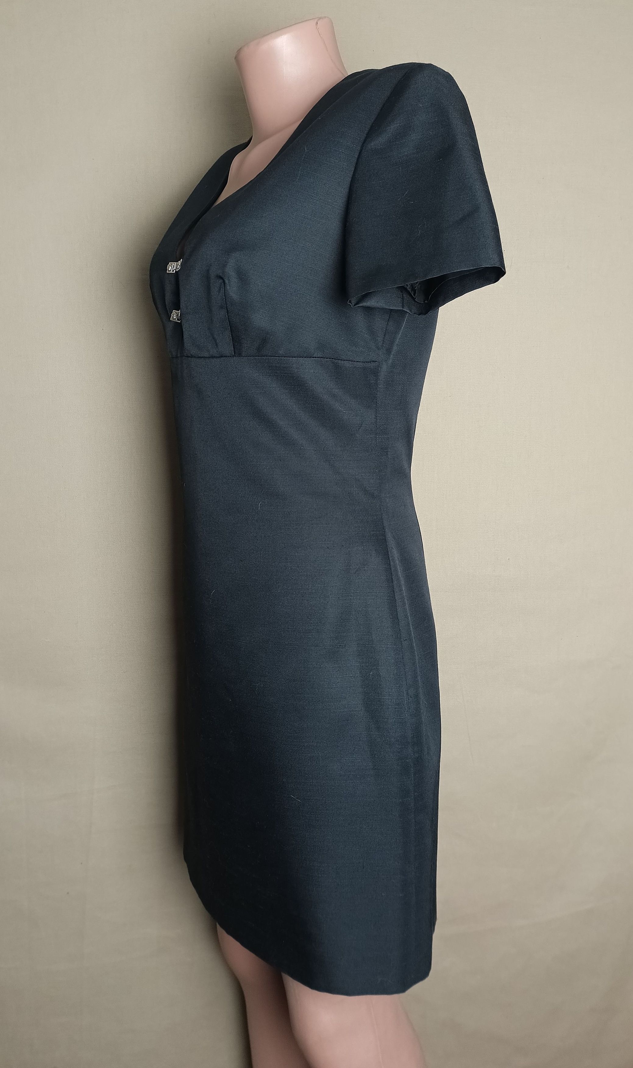 Versace × Versace Jeans Couture Versace Jeans Couture Black Medusa Logo Dress Size EU 42 Size M / US 6-8 / IT 42-44 - 3 Thumbnail