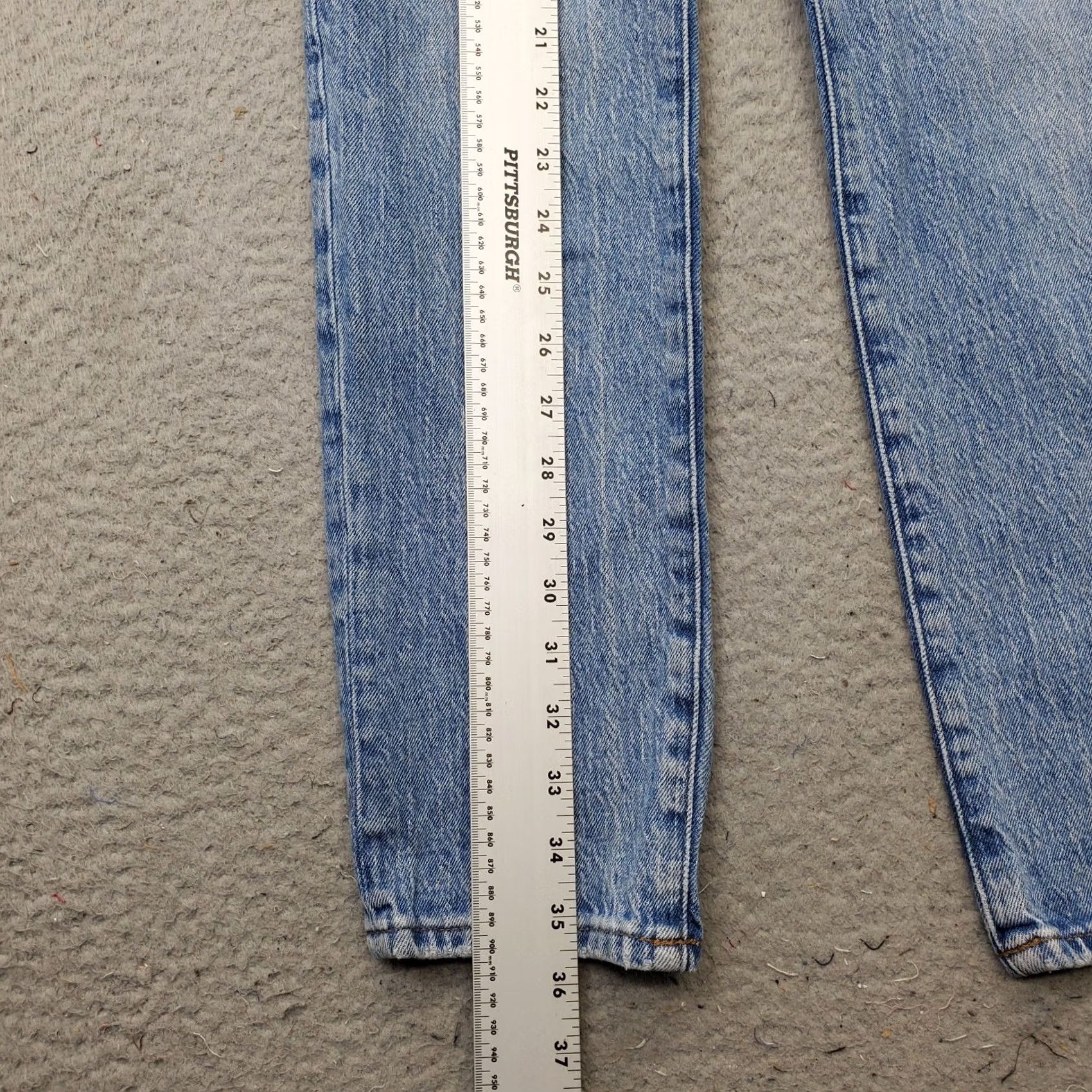 Madewell VINTAGE Madewell Jeans Womens Size 24 Blue Denim Stretch Regular Fit Size 42" / US 20 - 3 Thumbnail