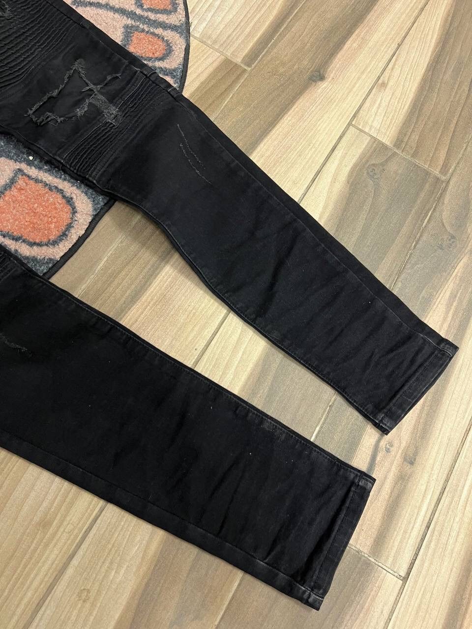 Represent Clo. Represent Slim Fit Destroyed Denim Black Ripped Pants Size US 32 / EU 48 - 6 Thumbnail