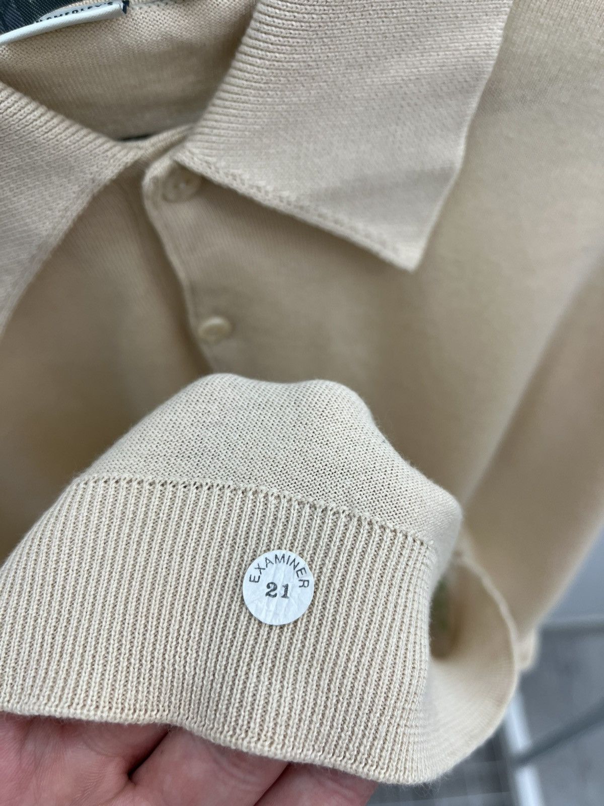 John Smedley John Smedley Soft Cotton Collared Sweater Size US S / EU 44-46 / 1 - 6 Thumbnail