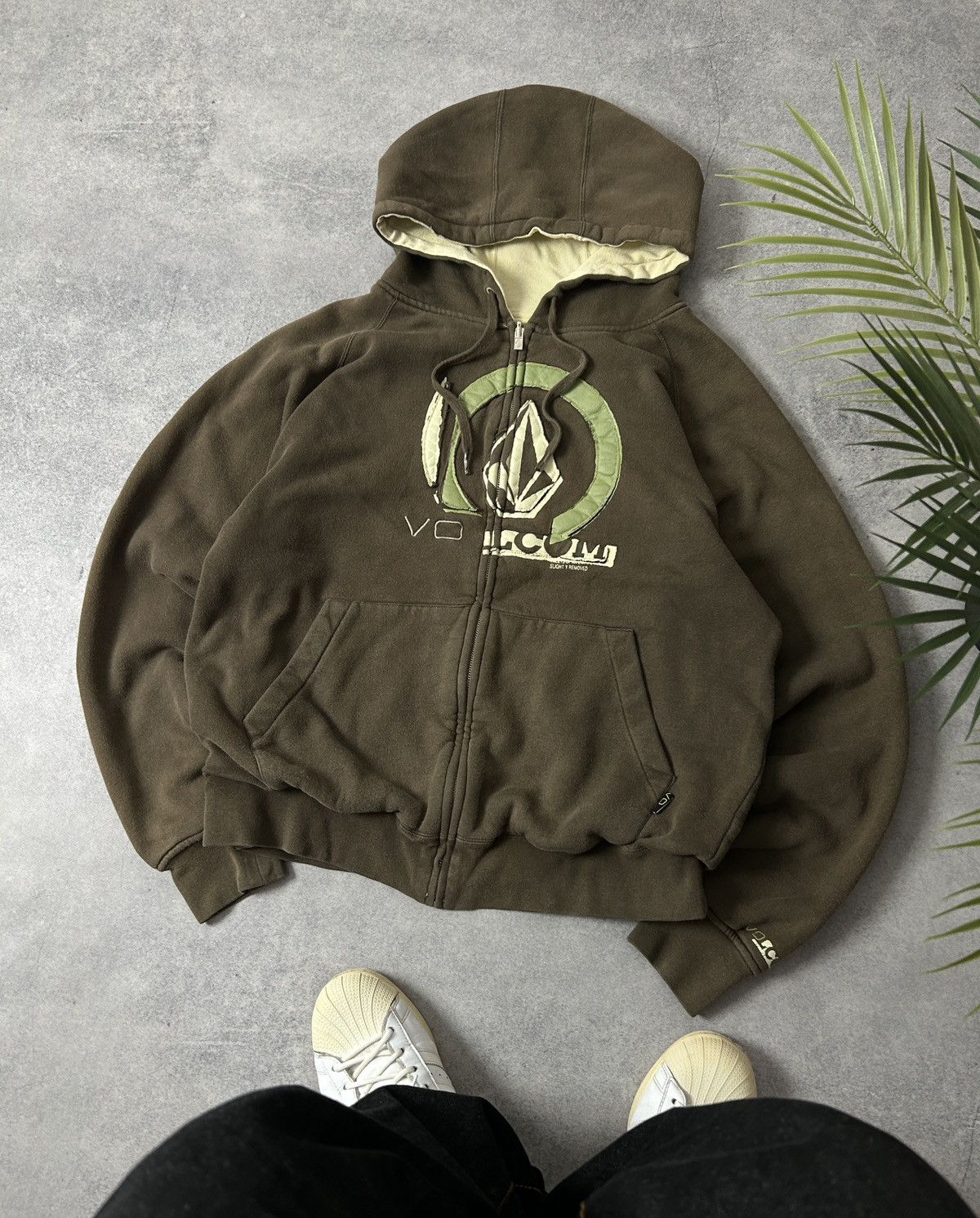 Volcom Volcom reversible brown baggy hoodies mens y2k Size US M / EU 48-50 / 2 - 1 Thumbnail