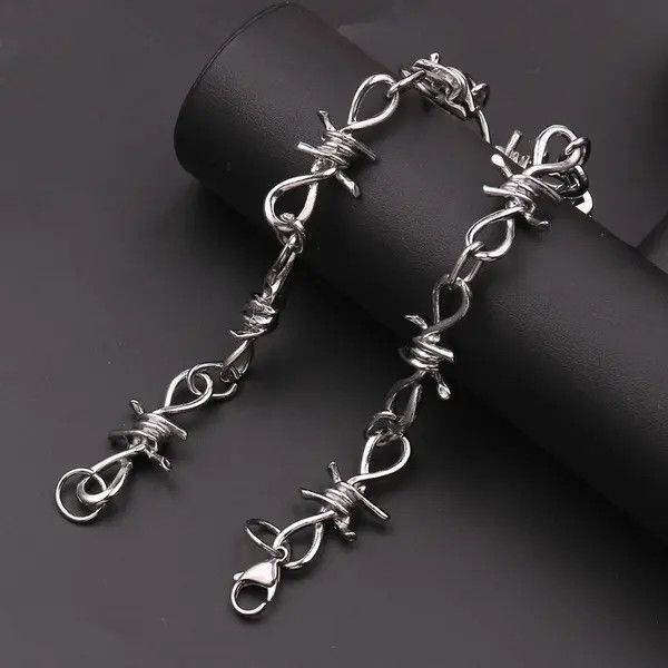 Jewelry Yoshimi x Kawa Barbed wire thorns punk choker necklace Size ONE SIZE - 3 Thumbnail