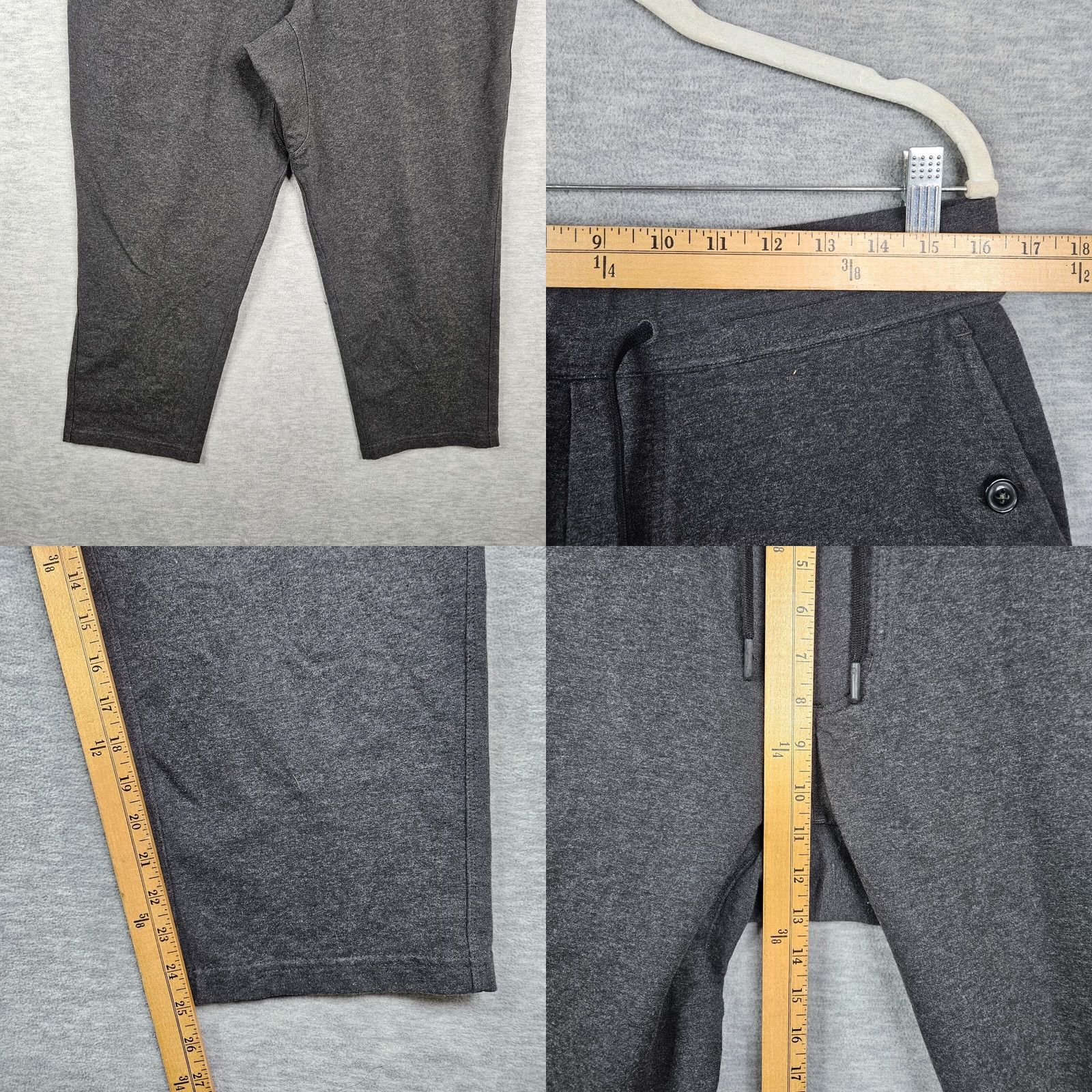 Lululemon Lululemon Men's Dark Charcoal Gray Pockets Sweatpants Size L Size US 33 - 8 Thumbnail