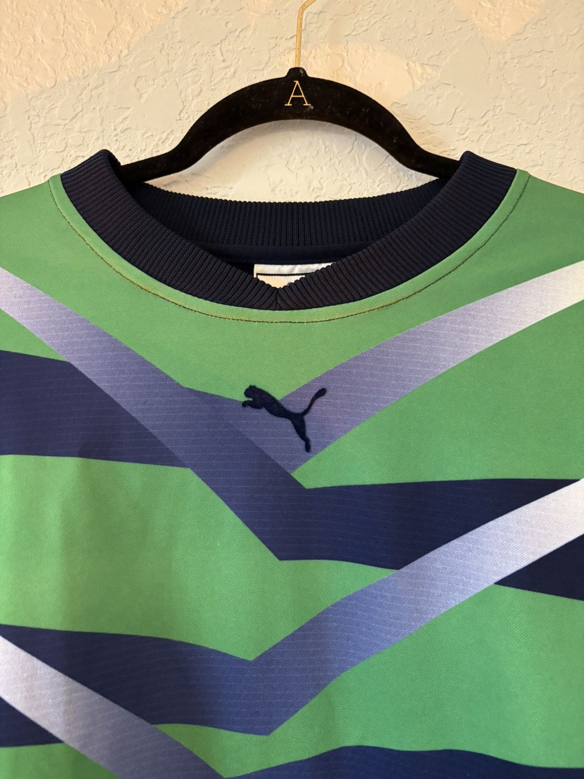 Vintage Vintage puma jersey Size US L / EU 52-54 / 3 - 3 Thumbnail