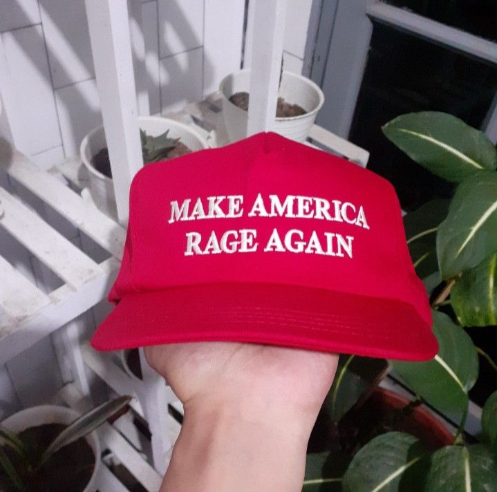 Band Tees Make American Rage Again Tom Morello RATM Style Hat Size ONE SIZE - 2 Thumbnail