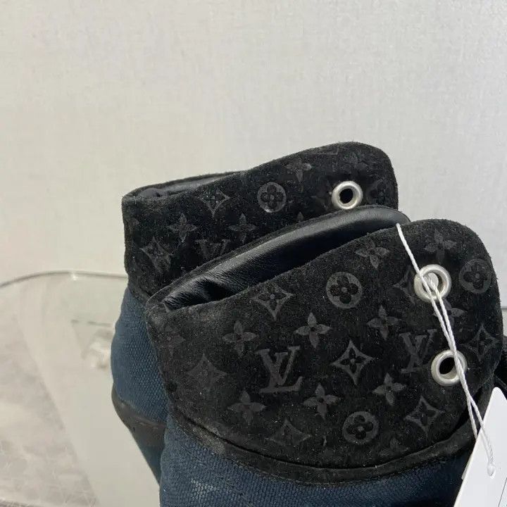 Louis Vuitton Louis Vuitton Black High Top Platform Sneakers -2508 Size US 5 / IT 35 - 7 Thumbnail