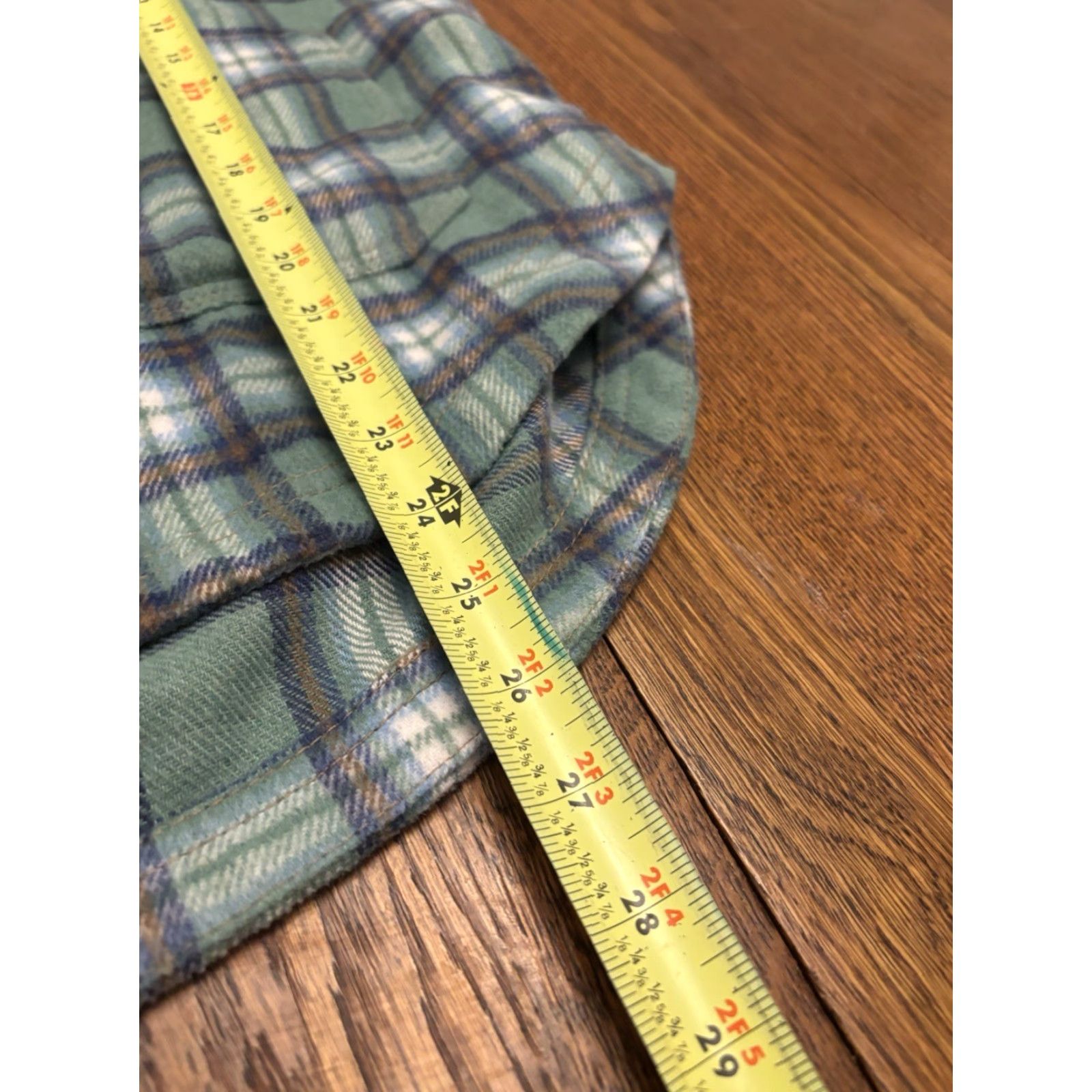 American Eagle Outfitters VINTAGE American Eagle Outfitters Shacket Heavy Weight Flannel Womens S Green Button-Up Plaid Retro Western Hipster 90s Size S / US 4 / IT 40 - 4 Thumbnail