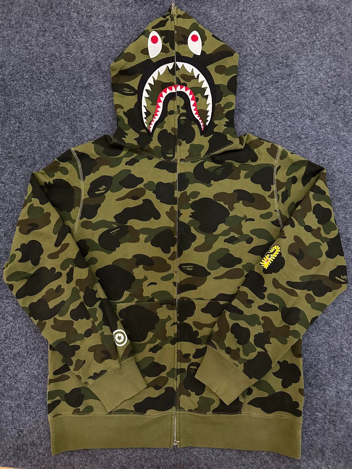 Bape Bape X Multi Shark Sweatshirt Pullover Size US XXL / EU 58 / 5 - 1 Thumbnail