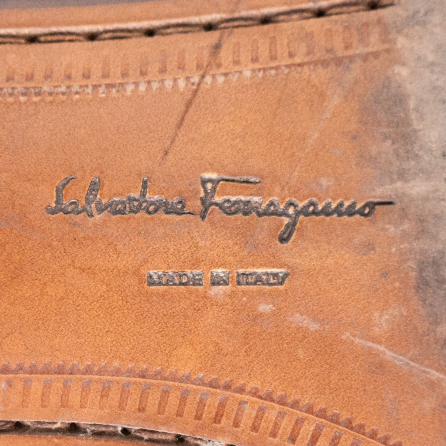 Salvatore Ferragamo Salvatore Ferragamo Men’s Cap Toe Oxford Dress Shoes Black Size US 11.5 / EU 44-45 - 12 Thumbnail