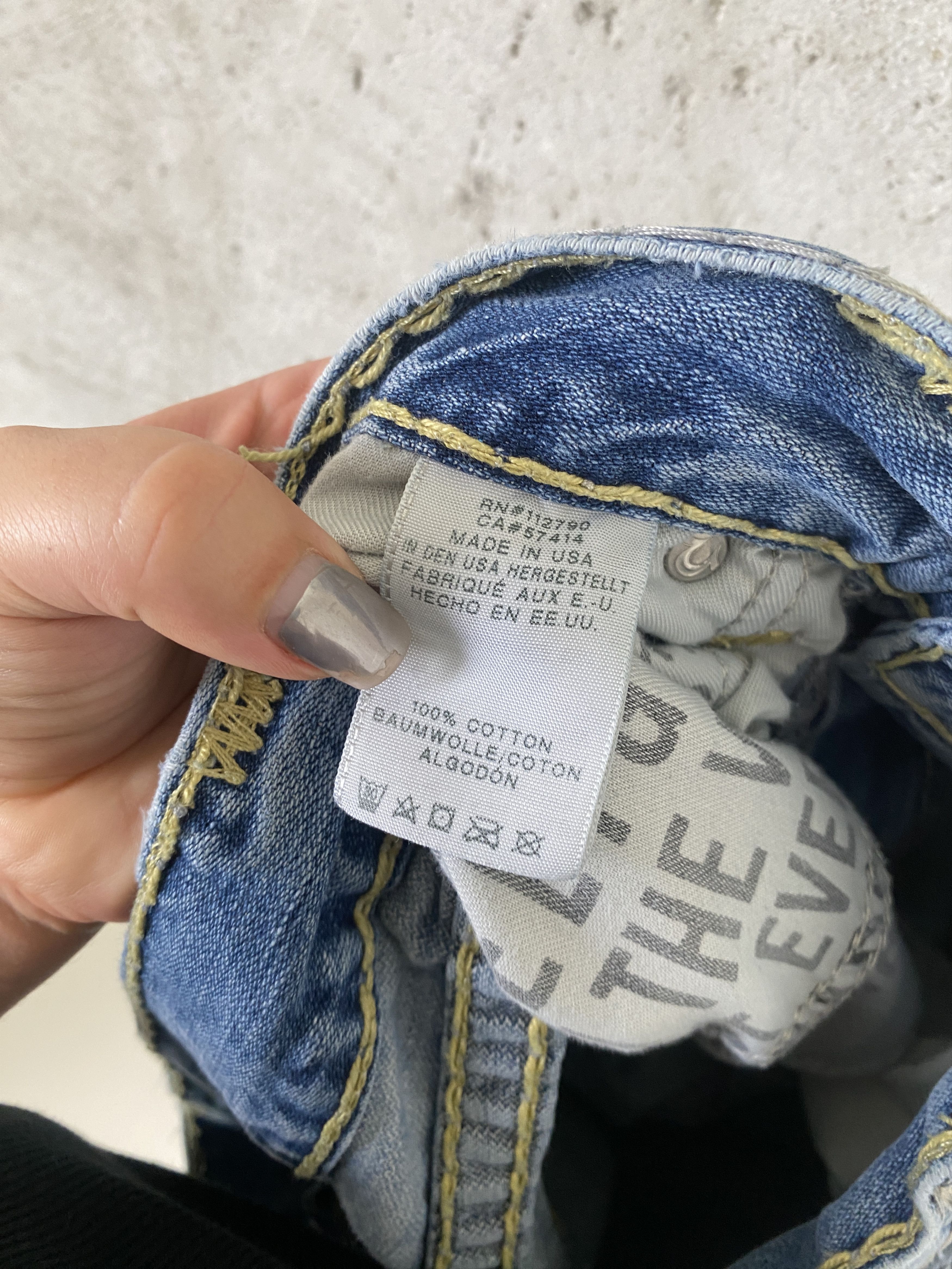 True Religion True Religion distressed denim jeans pants Ricky Size US 29 - 6 Thumbnail