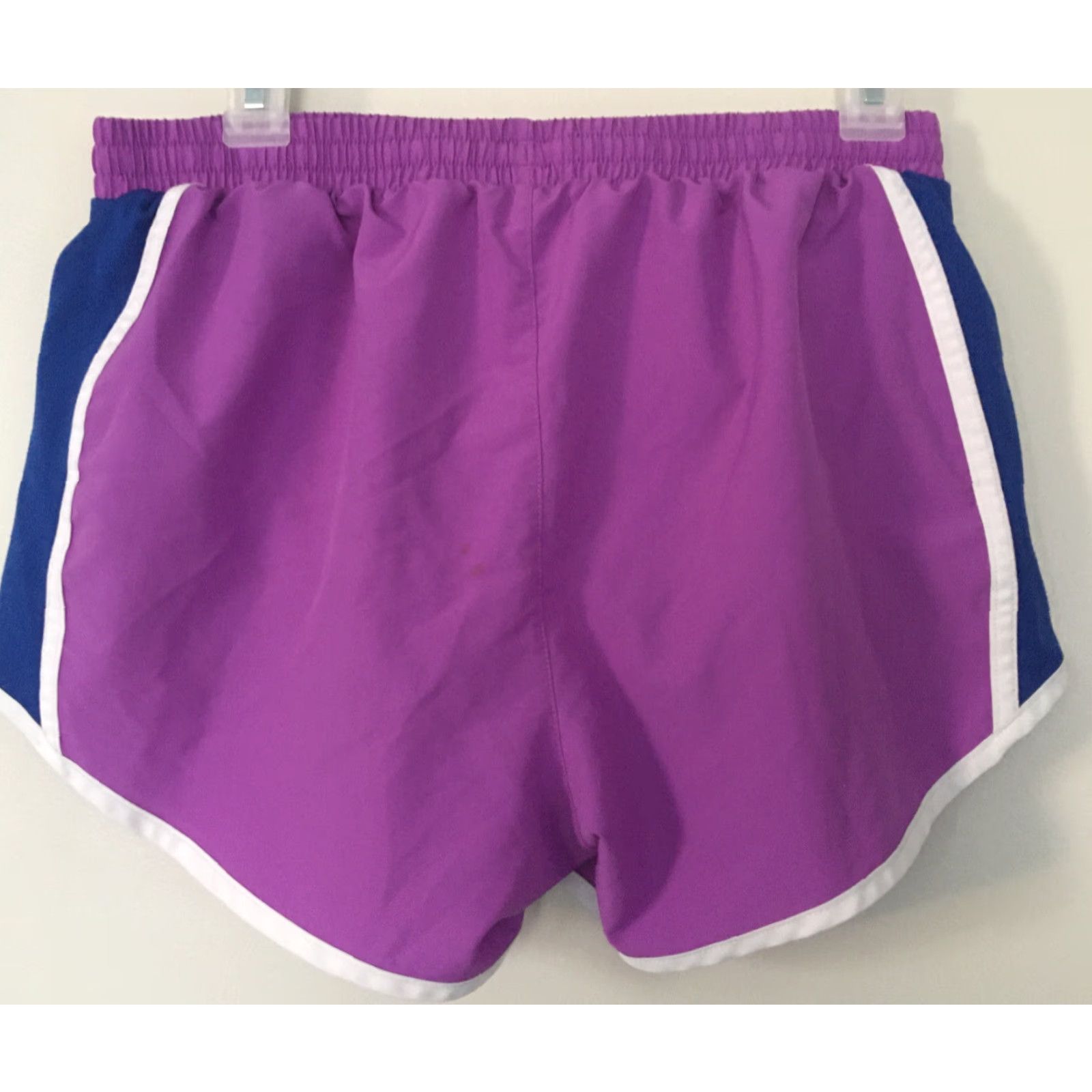 Under Armour Under Armour Running Shorts Women Purple White Heat Gear Lined UA Pocket Athletic Shorts M Size 32" / US 10 / IT 46 - 4 Thumbnail
