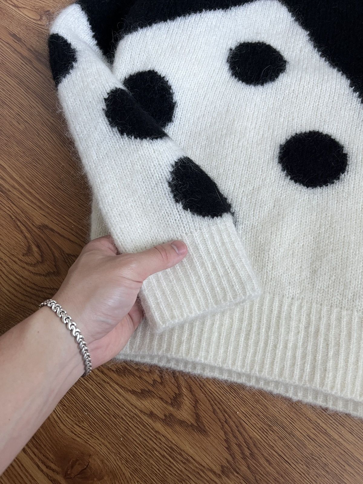 Stussy Stussy Dice Fuzzy Crew Sweater Size US S / EU 44-46 / 1 - 2 Thumbnail