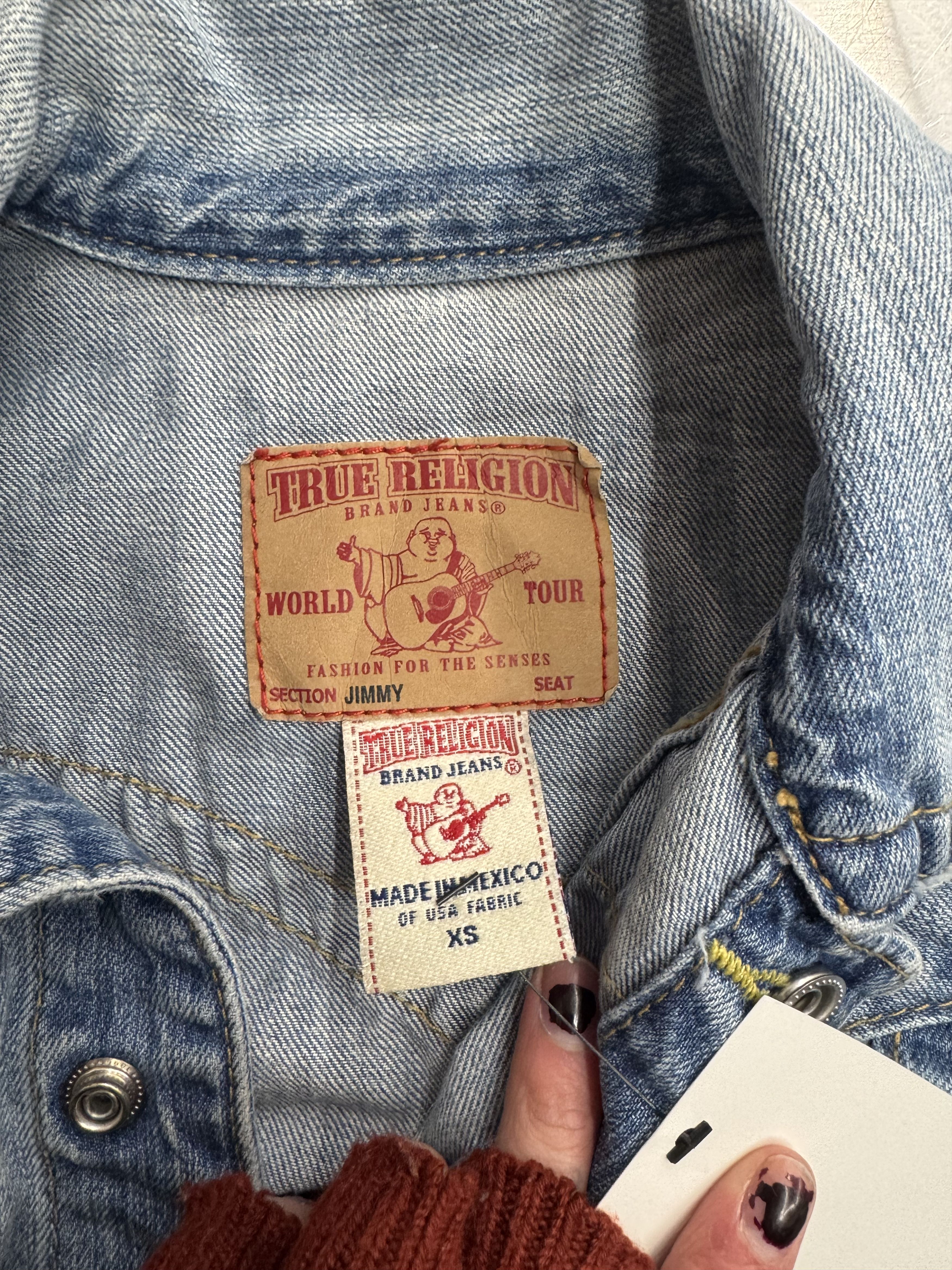 True Religion Vintage True Religion Denim Jacket Size XS / US 0-2 / IT 36-38 - 2 Thumbnail