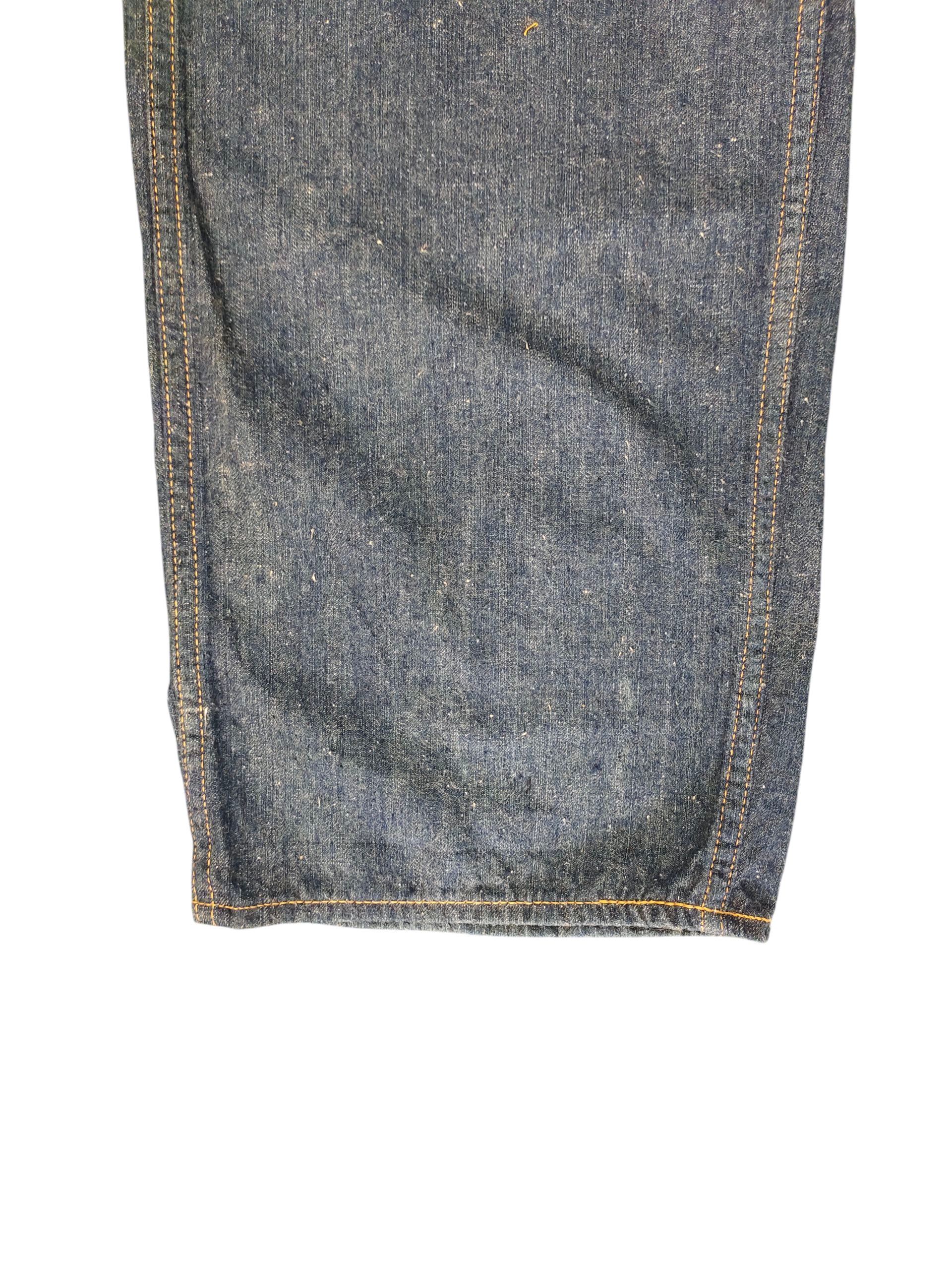 Idg Indigo Japan Buckle Back Fatigue Denim Pants Nam Era