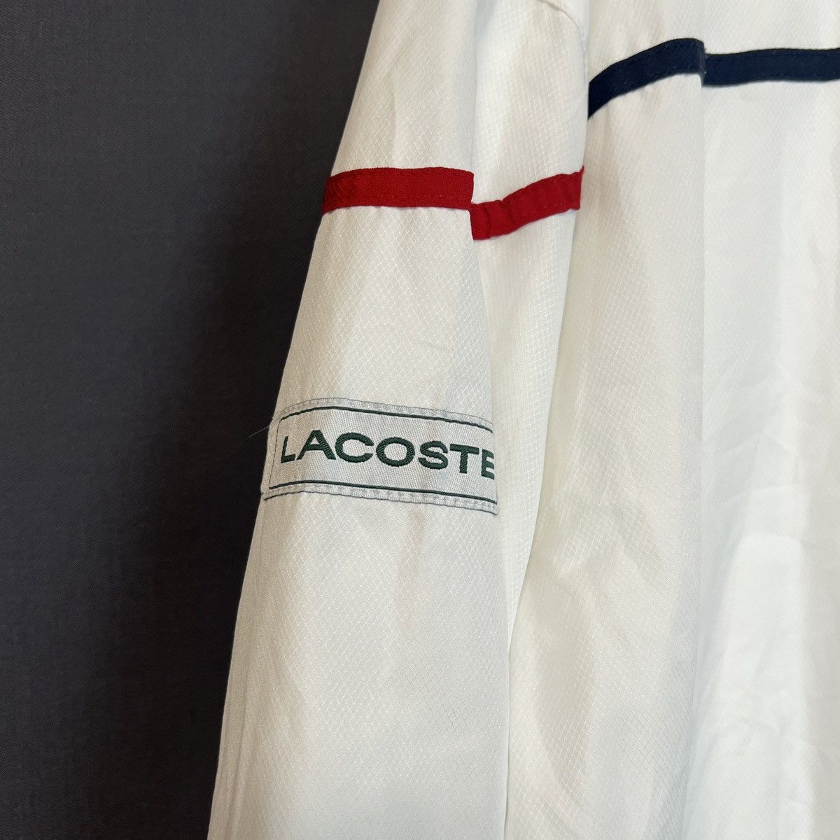 Lacoste Vintage Lacoste Sport White Track Jacket, Size L Size US L / EU 52-54 / 3 - 4 Thumbnail
