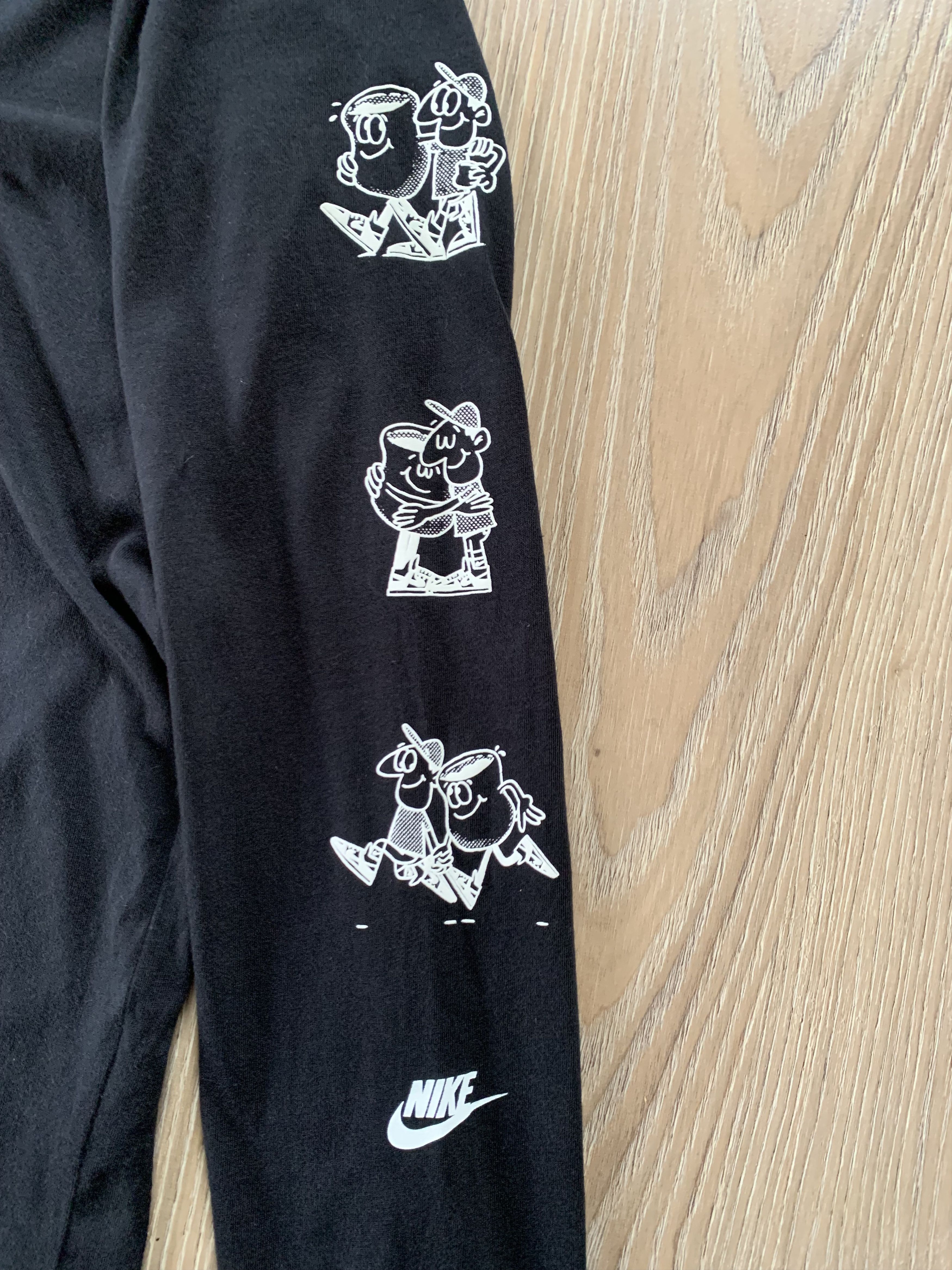 Nike × Vintage The Nike Tee Black Cotton Printed Long Sleeve 2022 Size US M / EU 48-50 / 2 - 9 Thumbnail