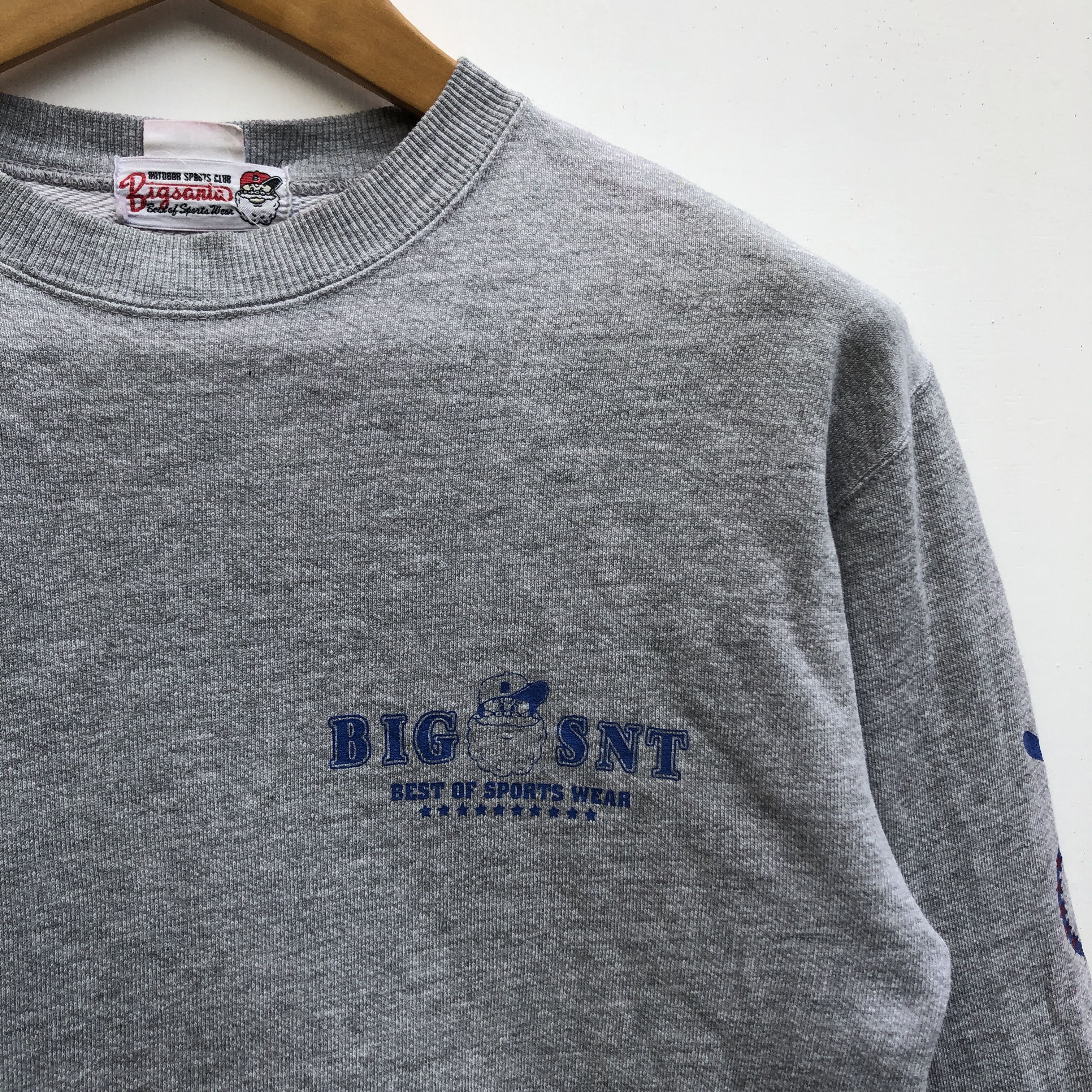 Japanese Brand BIG SANTA Crew Neck Sweatshirt #0883-28 Size US S / EU 44-46 / 1 - 4 Thumbnail