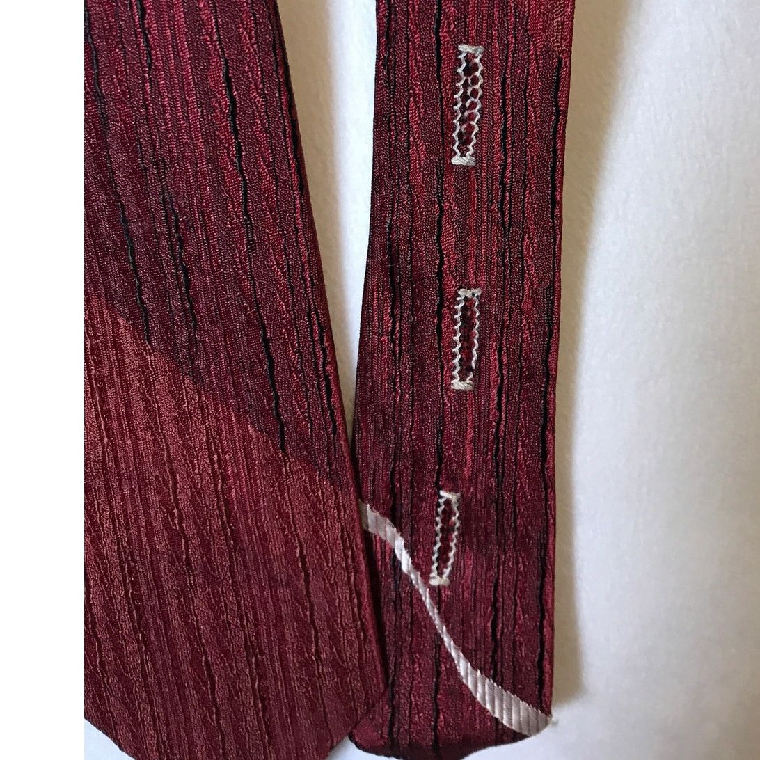 Other Wembley Red Striped Short Skinny Men Necktie Size ONE SIZE - 4 Thumbnail