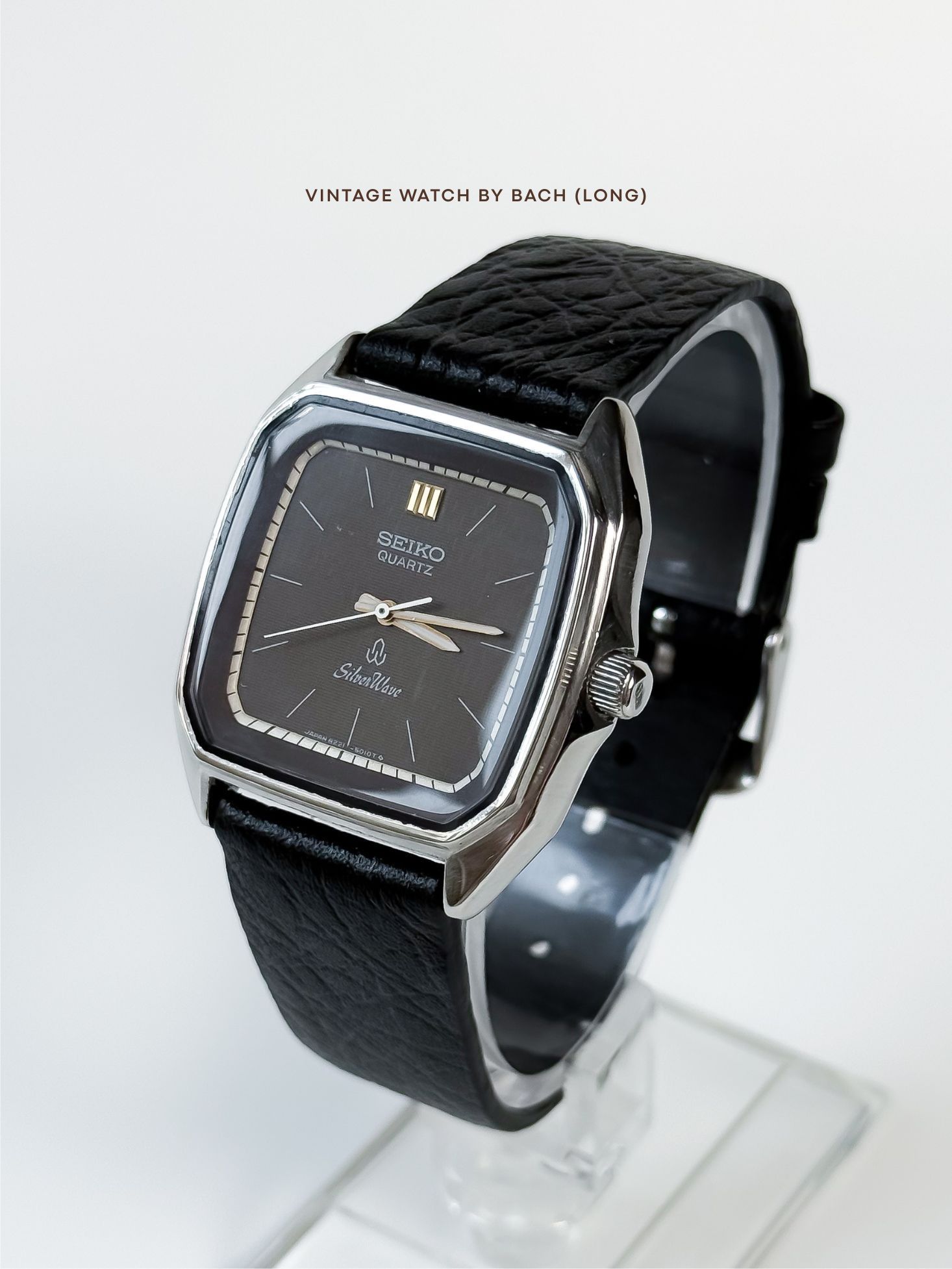 Vintage Seiko Women\'s Watch 1n00-5a10 15mm Seiko Quartz Watch Womens Gold Tone Rectangular 1N01-5A10  main image 4