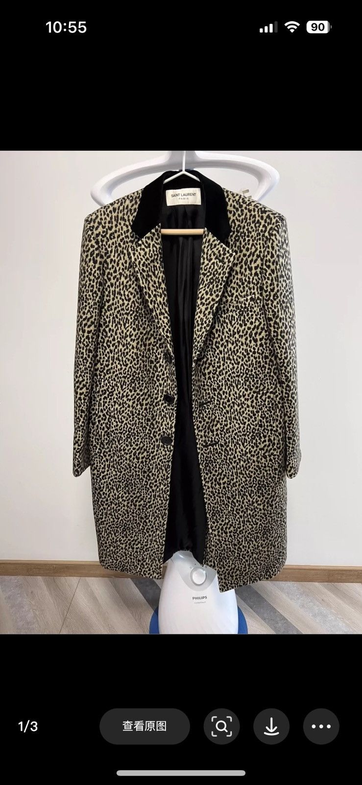 Saint Laurent Paris Saint Laurent leopard-print coat Size US M / EU 48-50 / 2 - 1 Thumbnail
