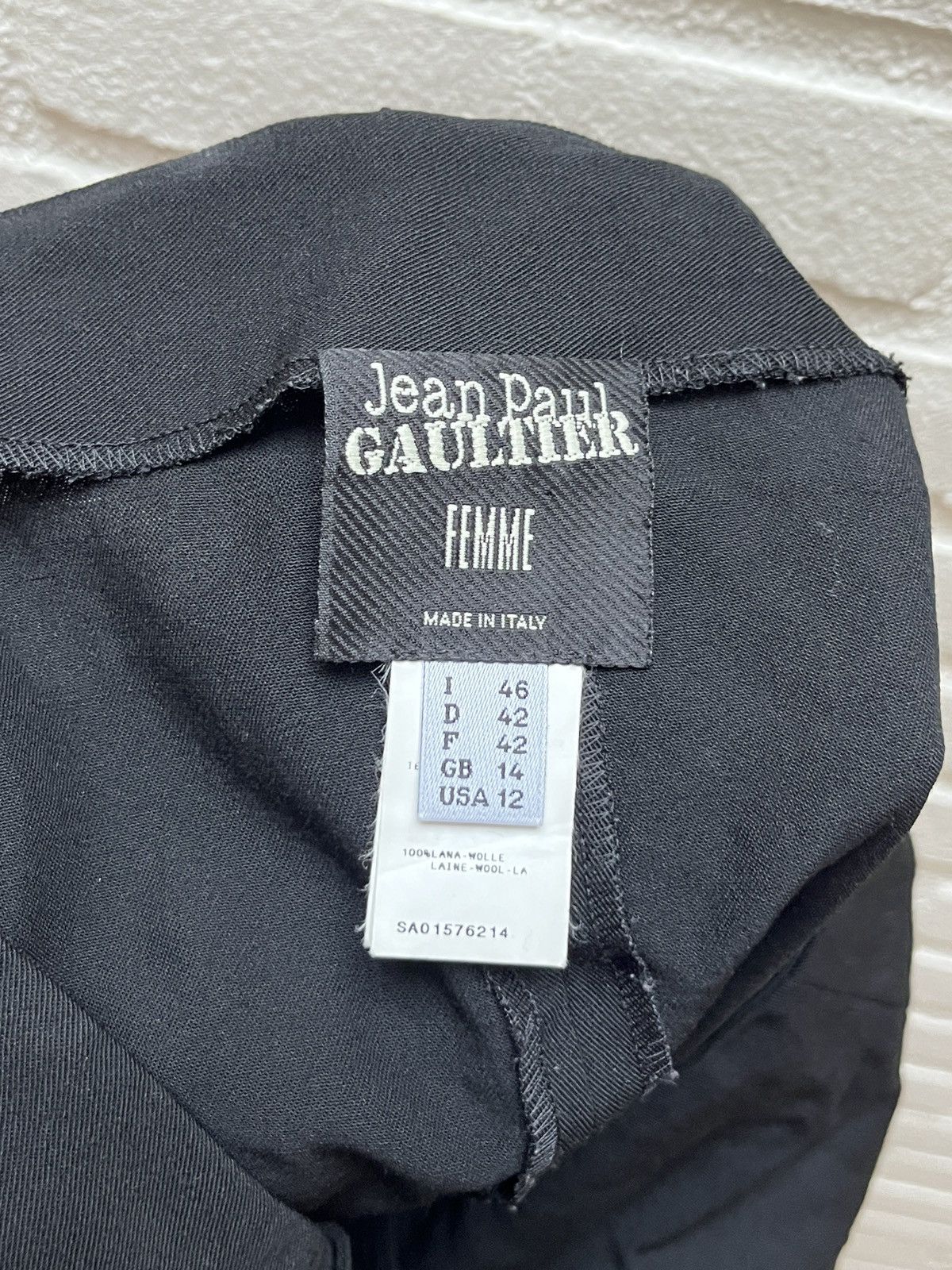 Jean Paul Gaultier Jean Paul Gaultier vintage wool skirt y2k avant-garde Size 30" / US 8 / IT 44 - 14 Thumbnail