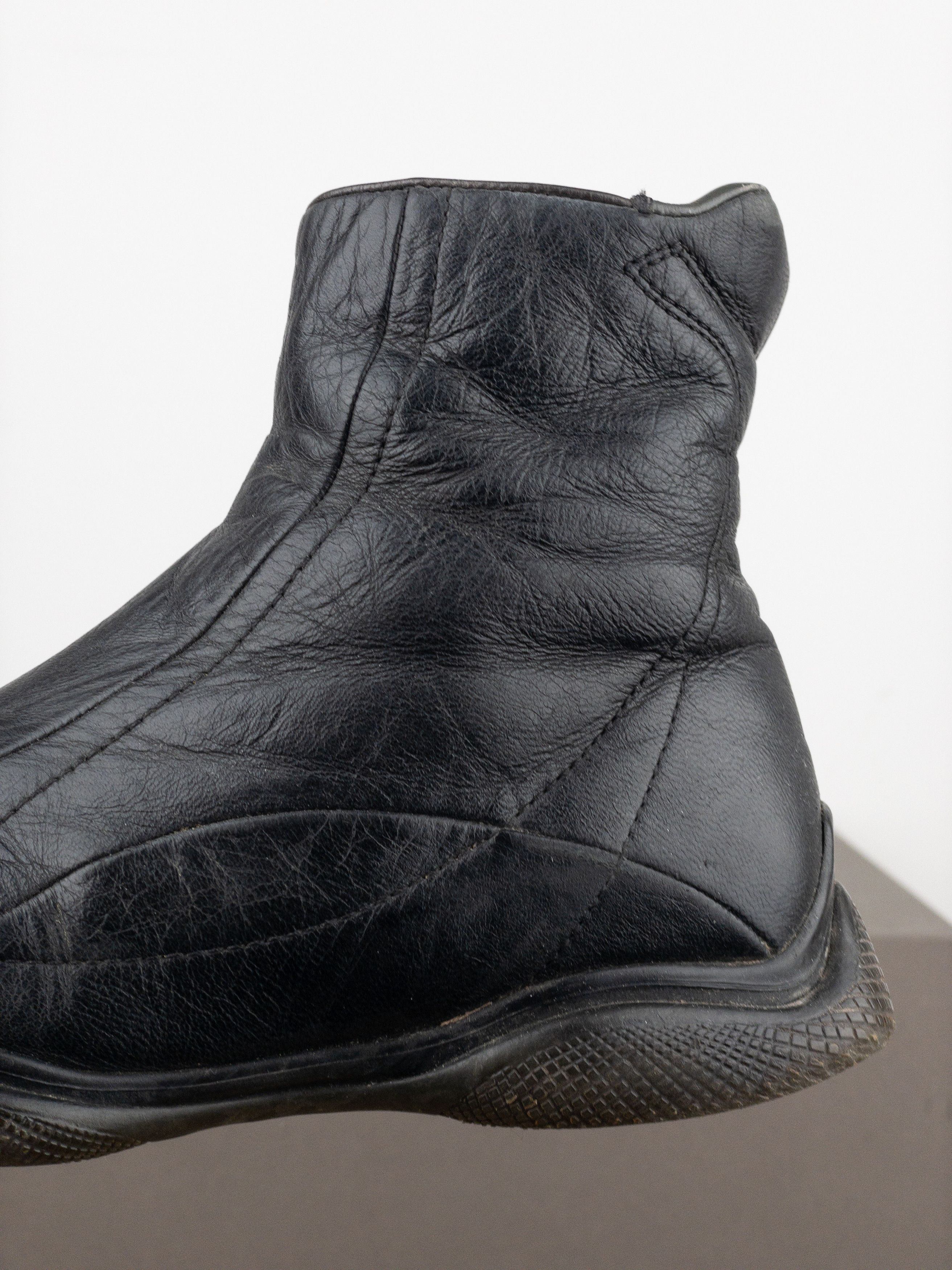 Prada Prada AW99 Square Toe Biker Moto Sports Ankle Boots Size US 6 / IT 36 - 8 Thumbnail