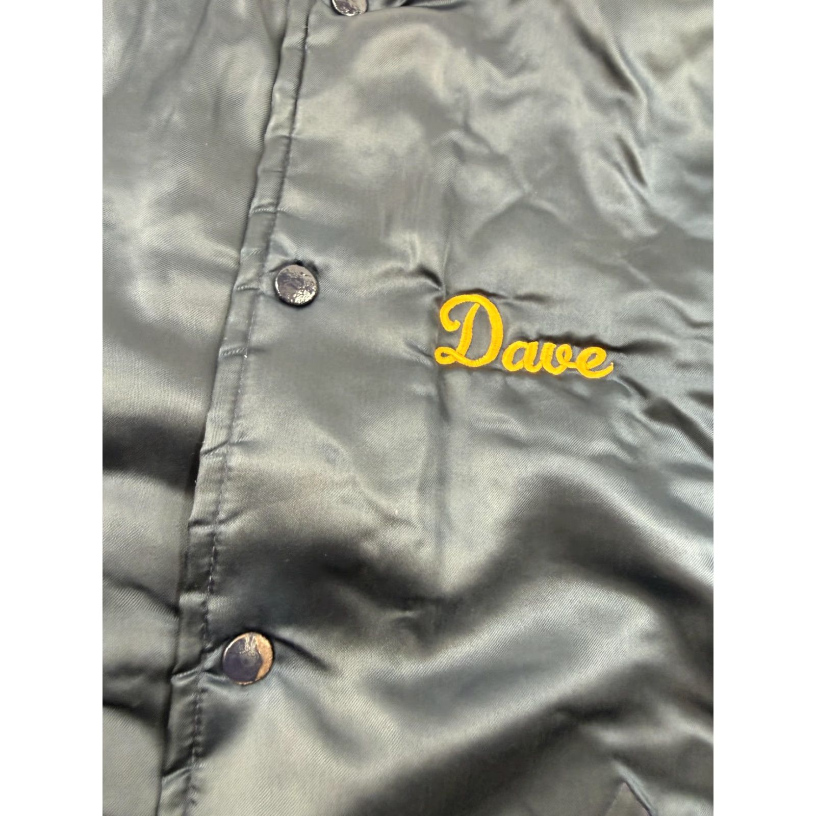 Dunbrooke VINTAGE Dunbrooke Pla-Jac Jacket Mens Large Blue Satin Varsity RLW Net Supplies Size US L / EU 52-54 / 3 - 7 Thumbnail