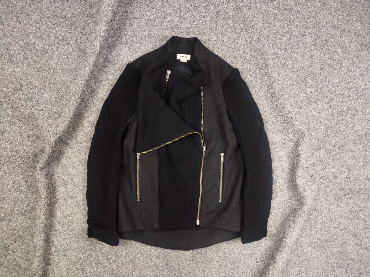 Helmut Lang HELMUT LANG ARCHIVE WOMENS JACKET ZIP SWEATER S SMALL