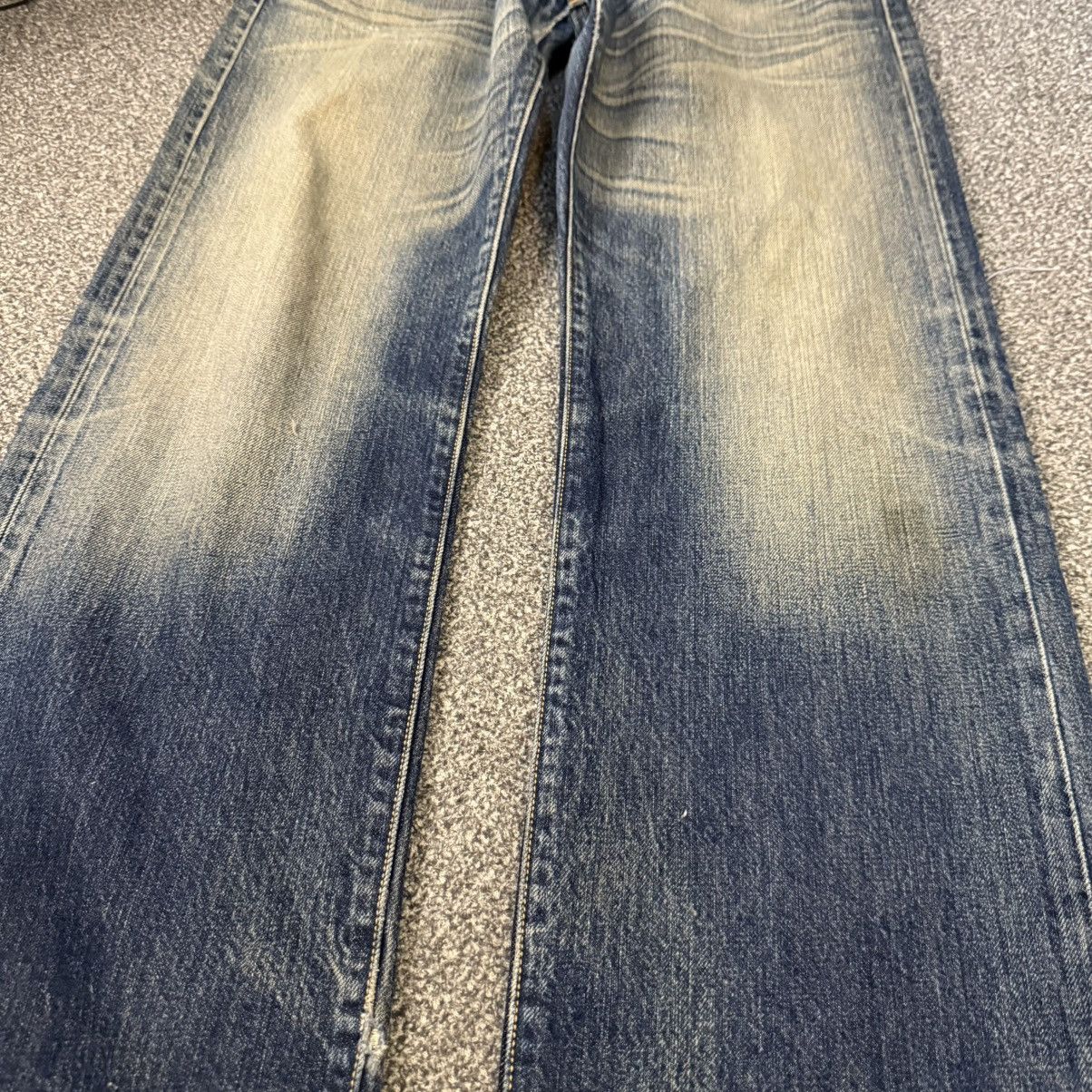 Levi's Made & Crafted 🔥🔥 Vintage Y2K Levis 501 Mud Distressed Rusty Denim Size US 34 / EU 50 - 5 Thumbnail