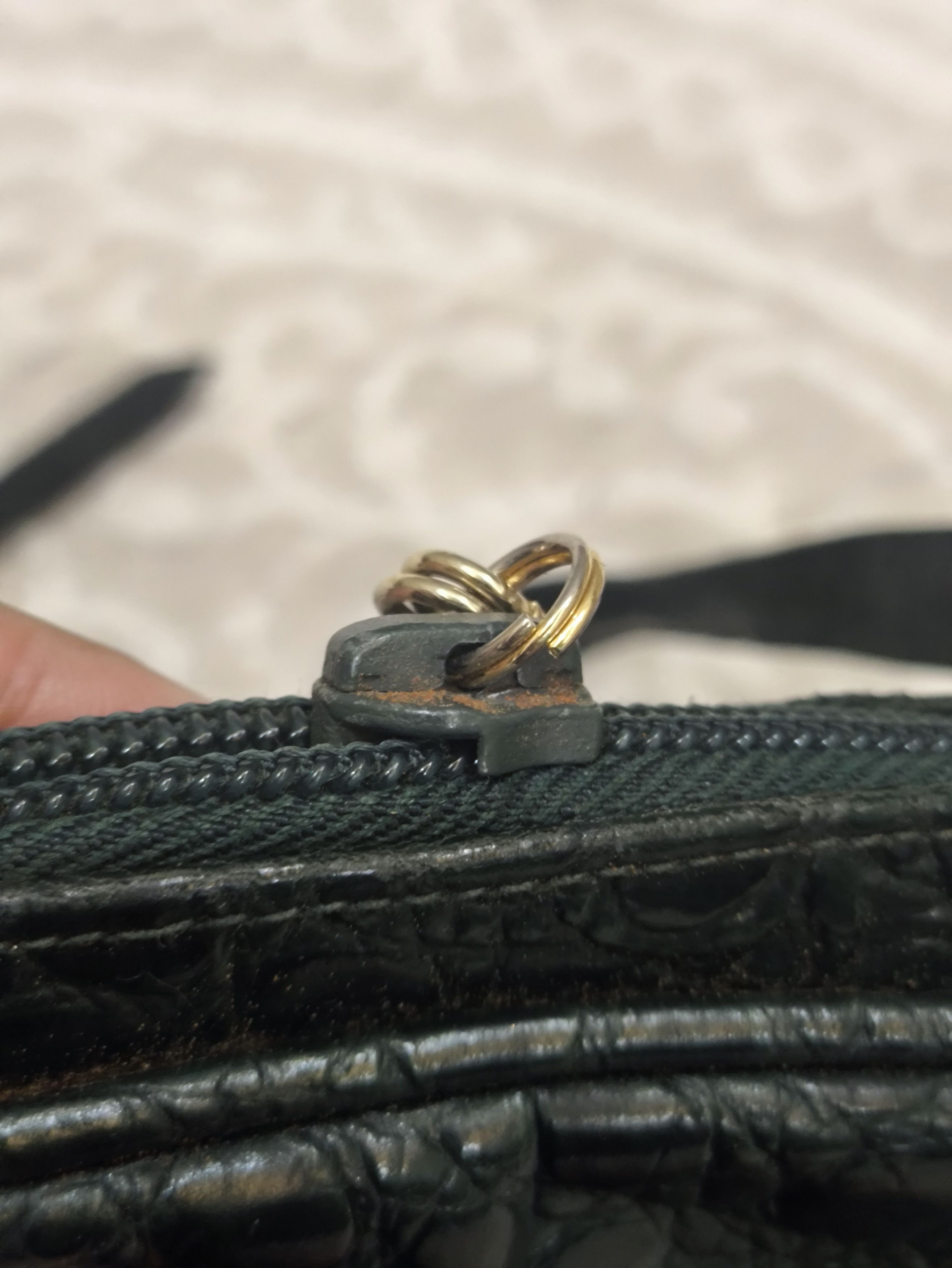 Salvatore Ferragamo Salvatore Ferragamo Crocodile Embossed Green Cross body Bag Size ONE SIZE - 10 Thumbnail