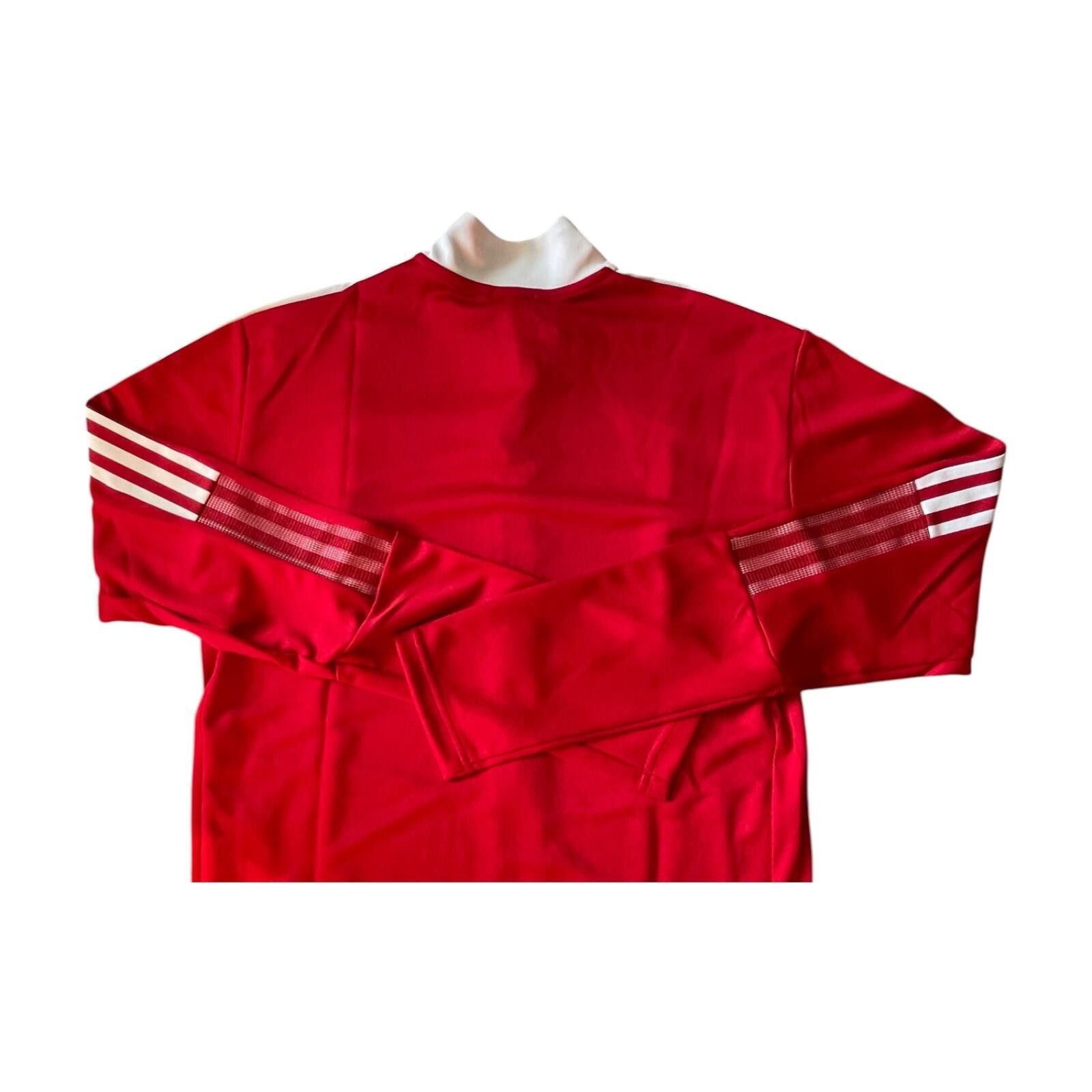 Adidas Adidas Tiro 21 Jacket Mens Small Red White NWT Full Zip NEW! Size ONE SIZE - 10 Thumbnail