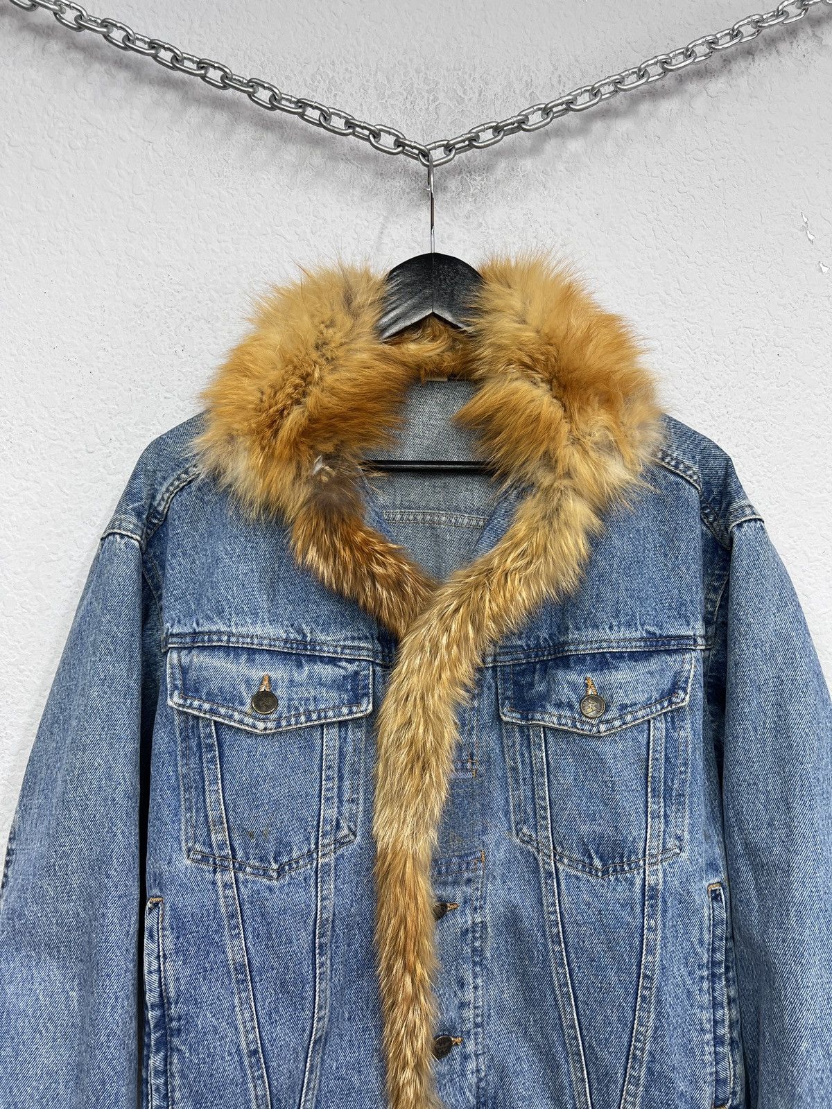 Le Grande Bleu (L.G.B.) Hysteric glamour style denim distressed trucker jacket y2k Size US M / EU 48-50 / 2 - 2 Thumbnail