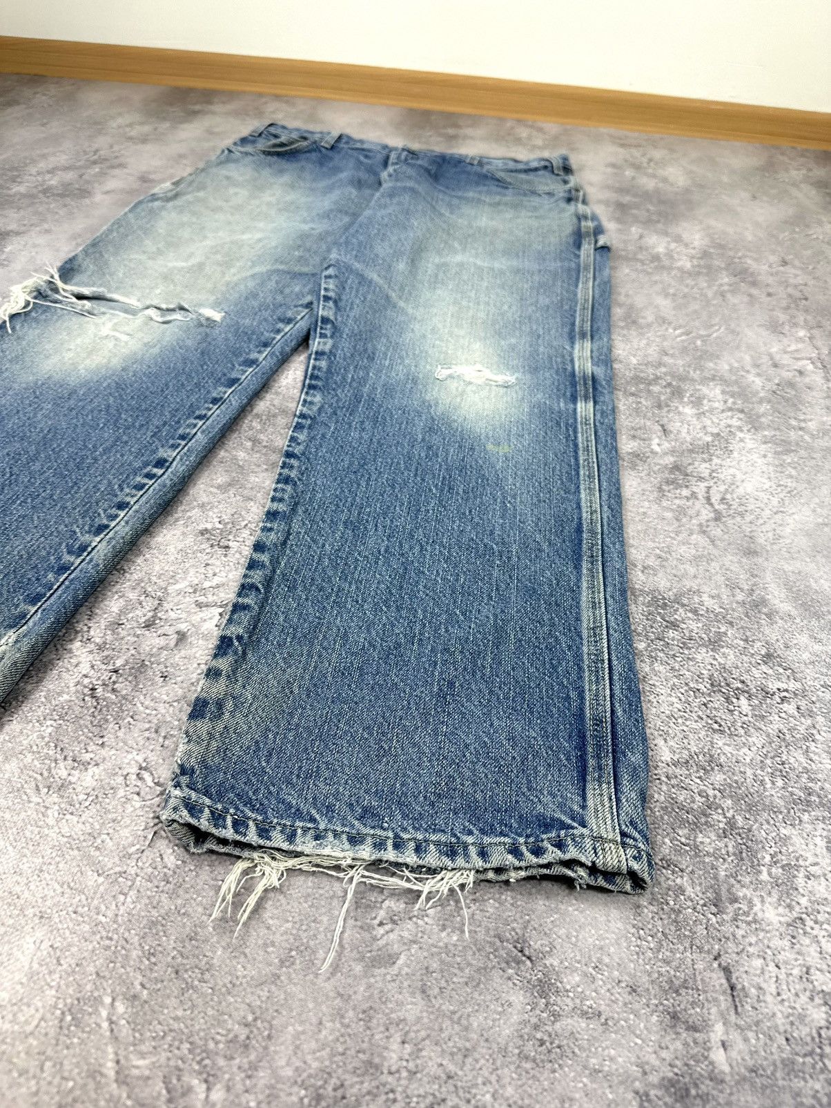 Dickies Vintage Dickies USA Baggy Light Blue Denim Carpenter Pants Size US 34 / EU 50 - 9 Thumbnail
