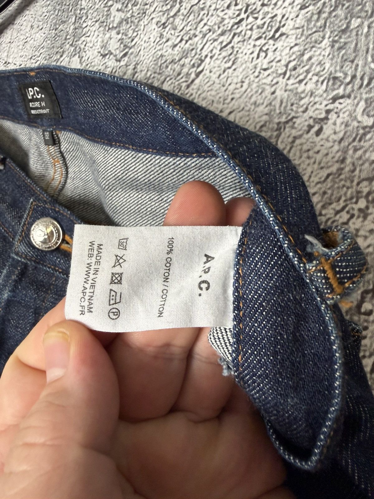 APC Selvedge Jeans Dark Blue A.P.C. Japanese Denim Pants