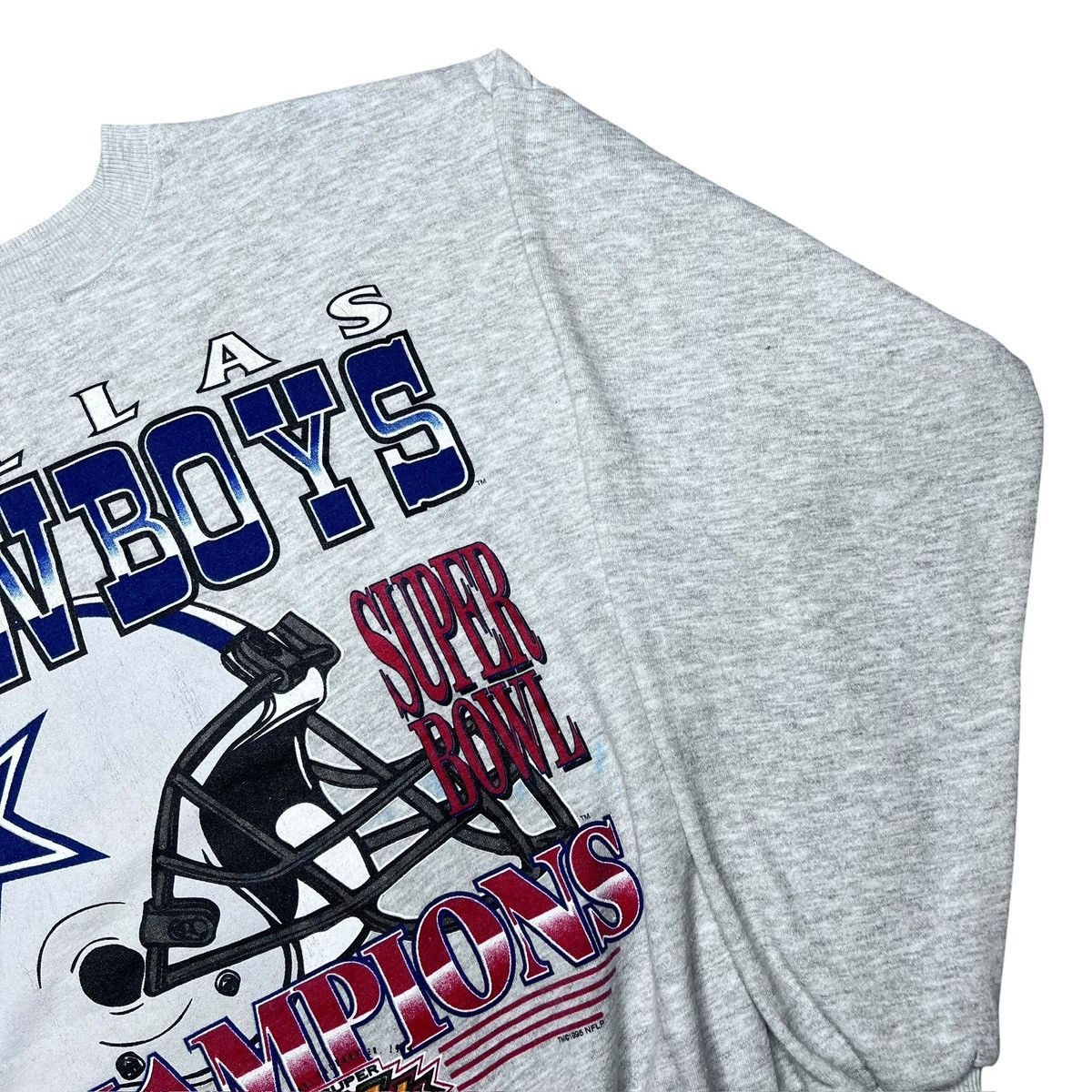 NFL Vtg 1996 NFL Dallas Cowboys Super Bowl Champions Sweatshirt Size US XL / EU 56 / 4 - 17 Thumbnail