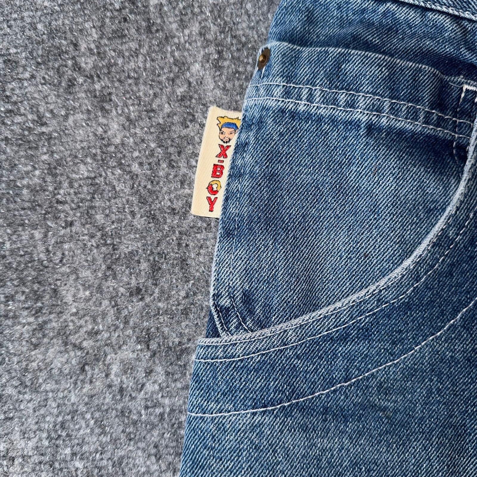 JNCO X-BOY Denim Hip Hop Jorts Grail Mens 26 XS Vtg y2k 90s Rare Size US 28 / EU 44 - 3 Thumbnail