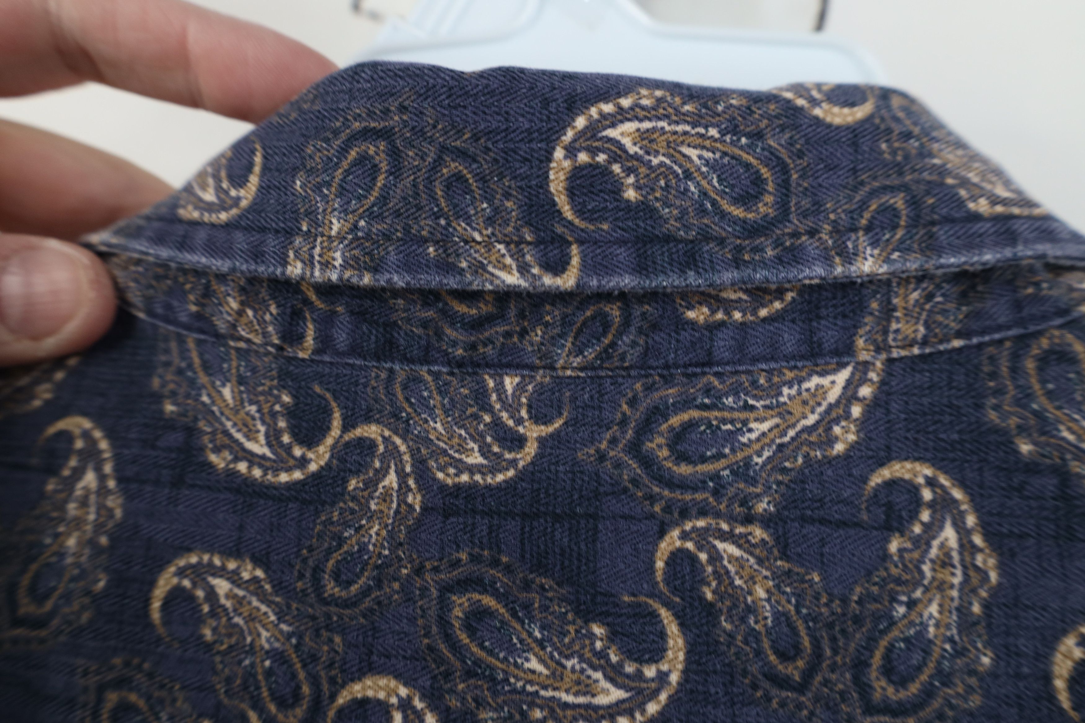 Vintage Vintage 90s Streetwear Paisley Collared Button Down Shirt Size US XXL / EU 58 / 5 - 8 Thumbnail