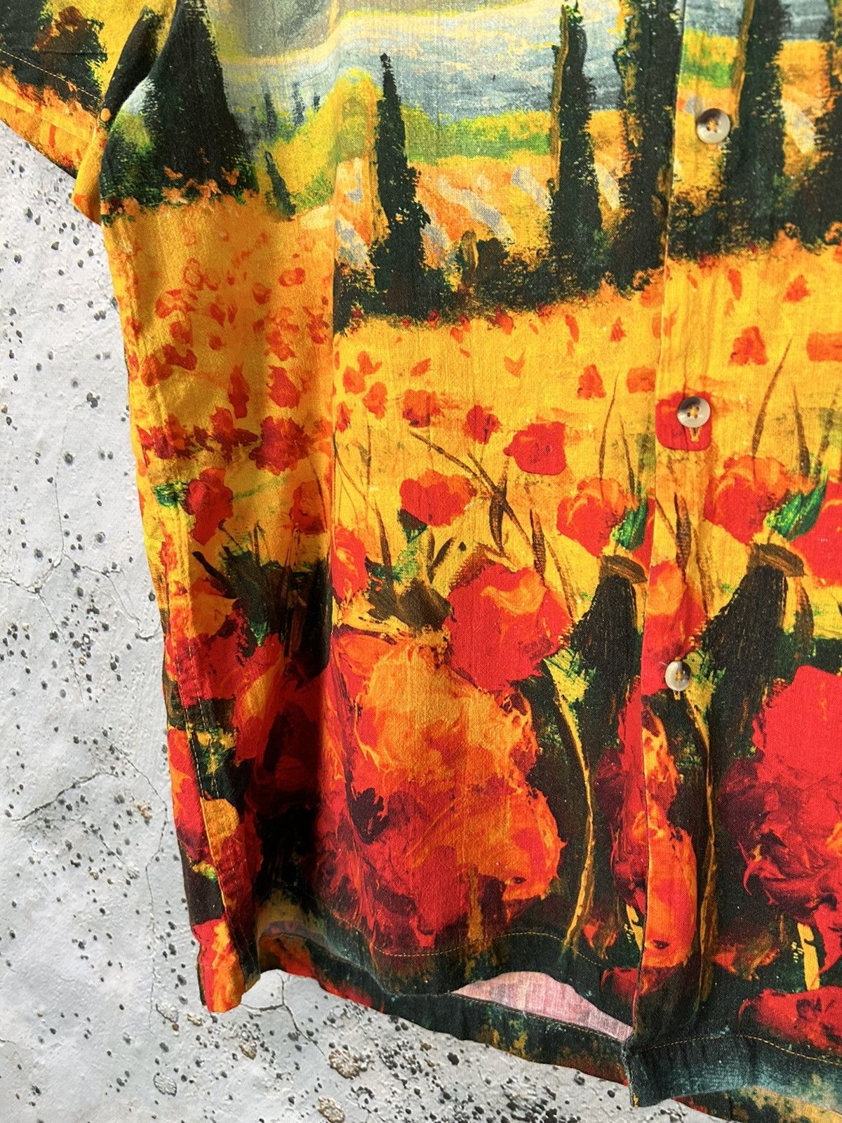 Asos ASOS Landscape AOP Crazy Hawaiian Shirt T2K Streetwear Size US M / EU 48-50 / 2 - 5 Thumbnail