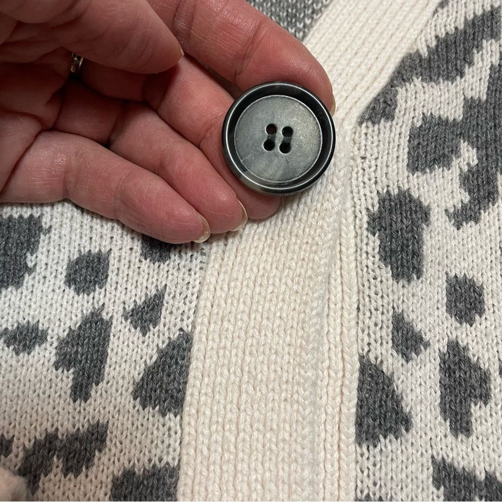Loft New LOFT Cropped Leopard Print V Neck Cotton Cardigan Size Grailed