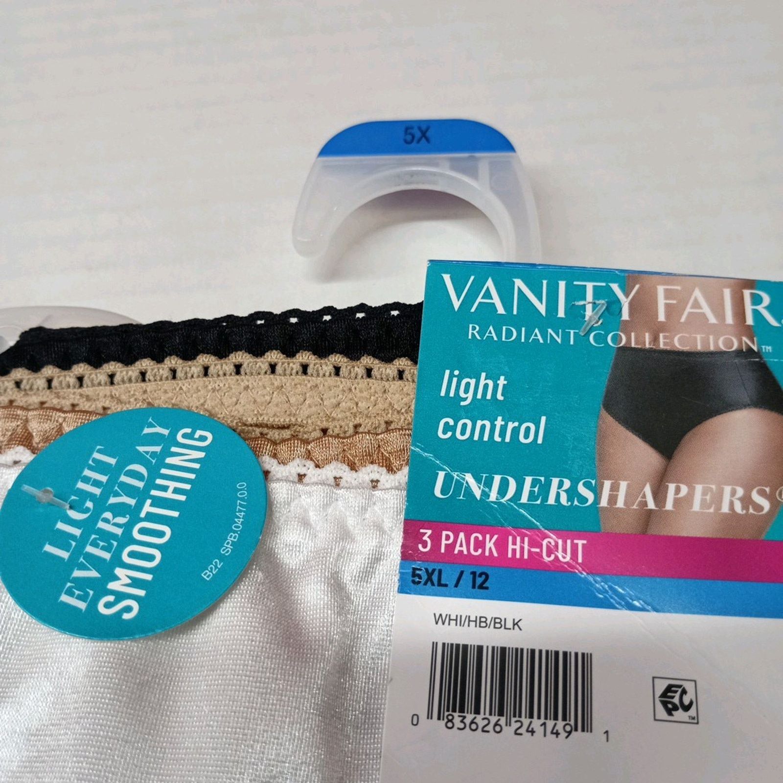 Other VANITY FAIR Women 3-Pair Hi Cut Panties Nylon Size 5XL/12 Size ONE SIZE - 3 Thumbnail