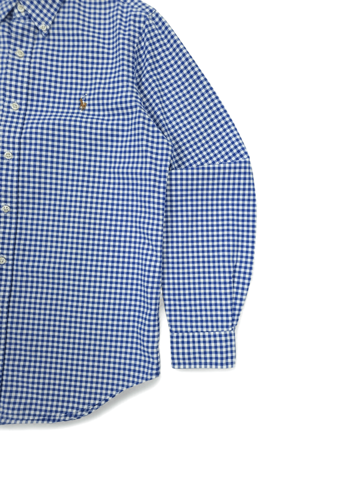 Polo Ralph Lauren 💎 Vintage Ralph Lauren Blue Checked Classic Button Shirt Size US M / EU 48-50 / 2 - 5 Thumbnail
