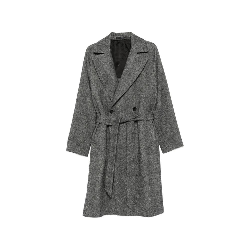 Tagliatore Tagliatore GREY Coats - Double Breasted Coats Size US M / EU 48-50 / 2 - 1 Thumbnail