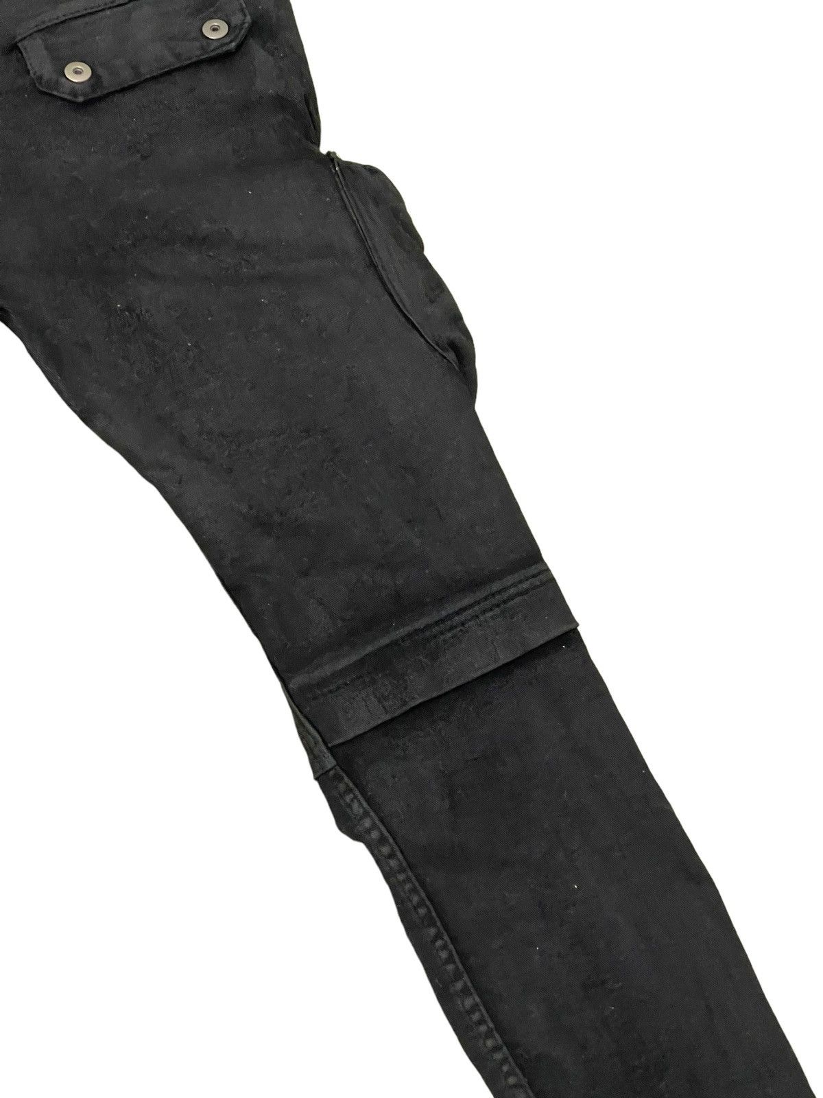 Japanese Brand Cargo Skinny Stretch Glamour Cotton Waxed Gas Mask 8🟦8 Size US 30 / EU 46 - 16 Thumbnail