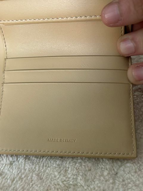 Celine CELINE Small Wallet Triomphe In Shiny Calfskin BEIGE Size ONE SIZE - 5 Thumbnail