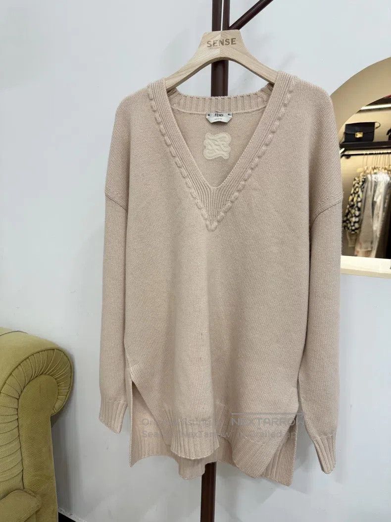 Fendi Fendi Cashmere Sweater, Elegant Apricot Pink Size XS / US 0-2 / IT 36-38 - 1 Thumbnail